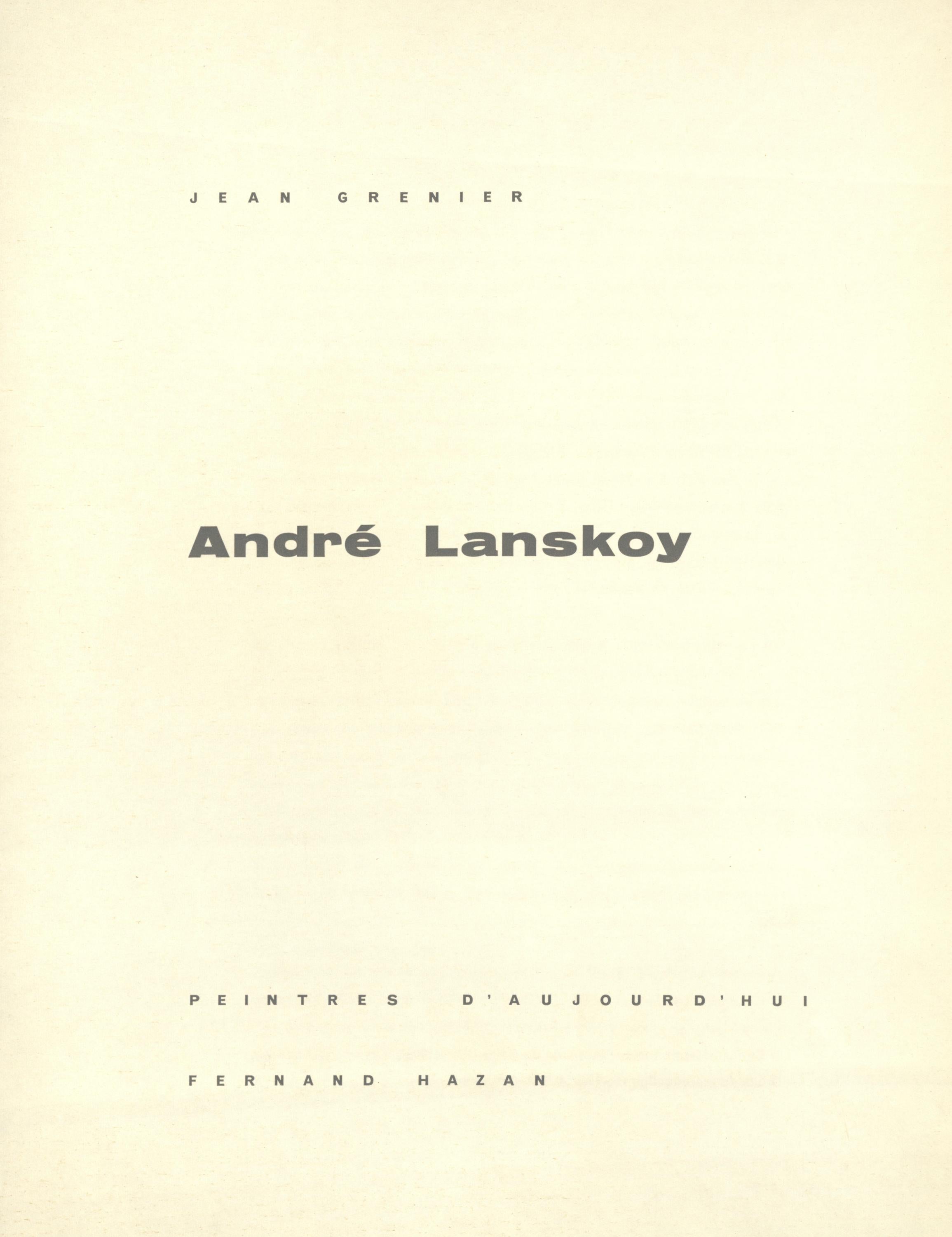 André Lanskoy, Composition, André Lanskoy, Peintres d'aujourd'hui, Limited Edition Lithograph