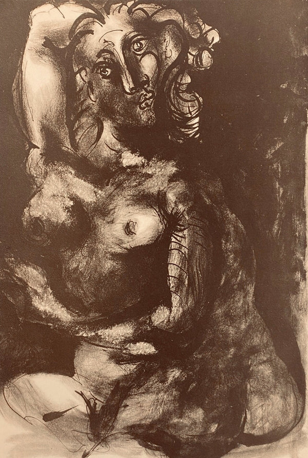 Pablo Picasso, Composition, Carnet de dessins de Picasso, Cahiers d’Art, Limited Edition Lithograph