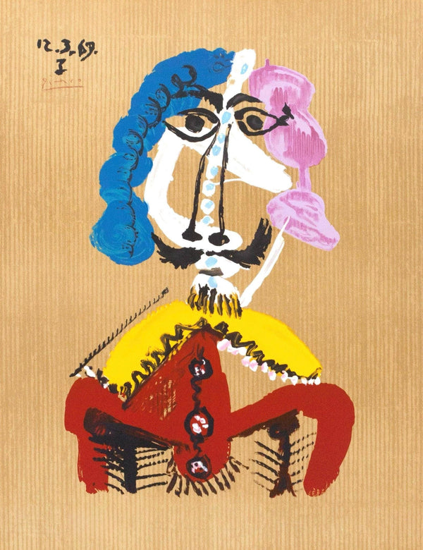 Pablo Picasso, Composition (Orozco 207-261), Vingt-Neuf Portraits Imaginaires, Limited Edition Lithograph
