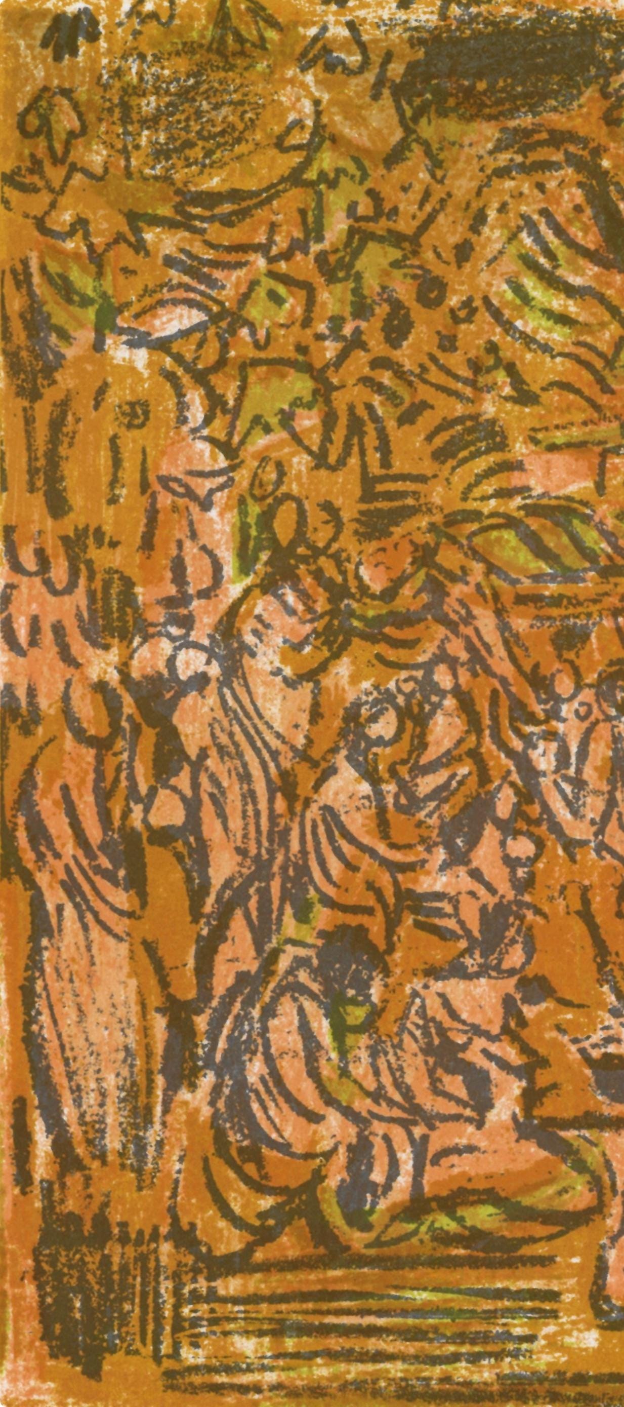 André Cottavoz, Composition, L'Odyssée, Limited Edition Lithograph