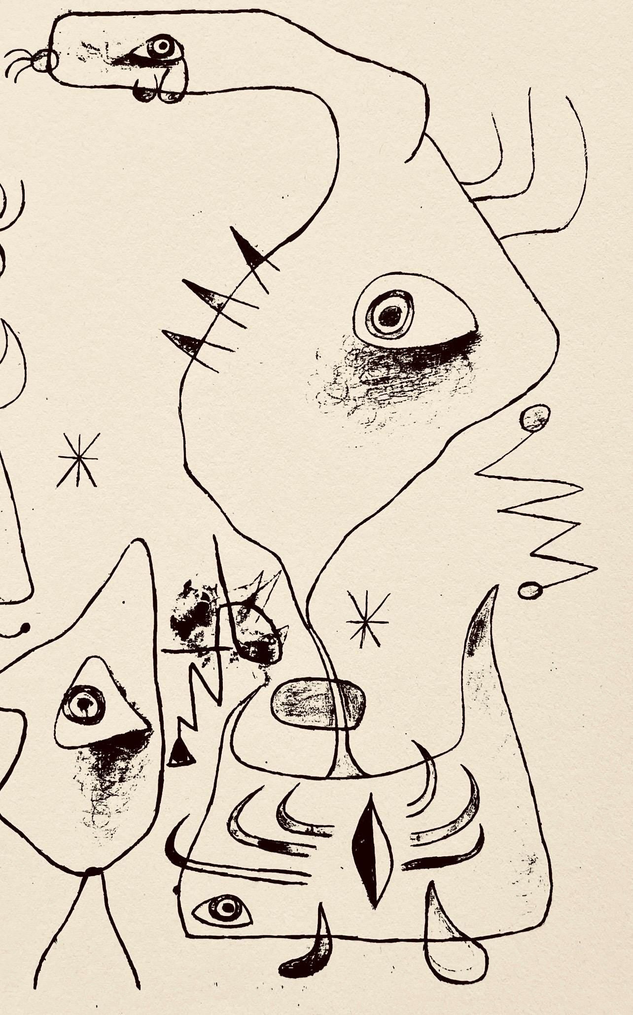 Joan Miró, Composition, The Prints of Joan Miro, Limited Edition Etching