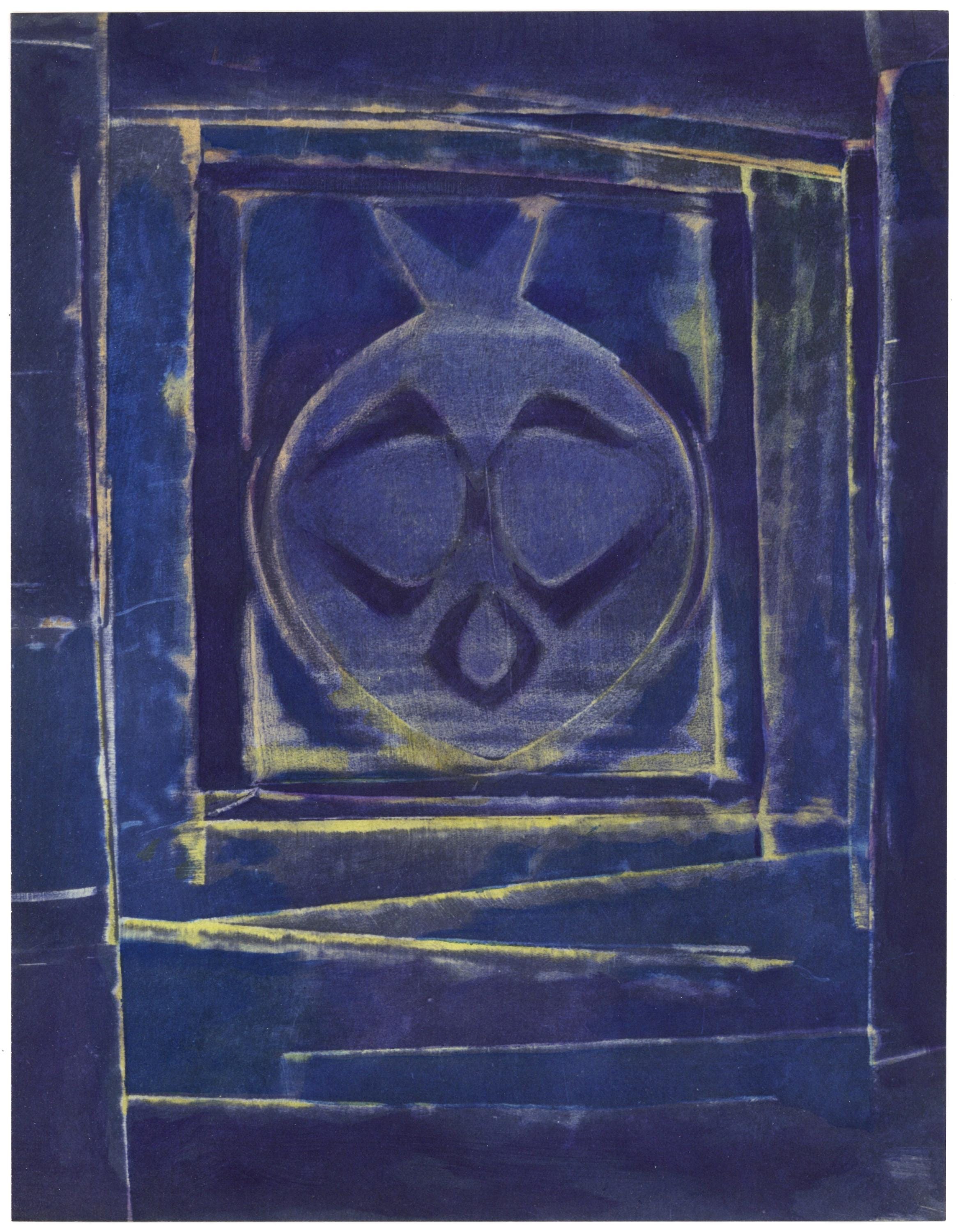 Max Ernst, Vase bleue, XXe siècle, Limited Edition Lithograph