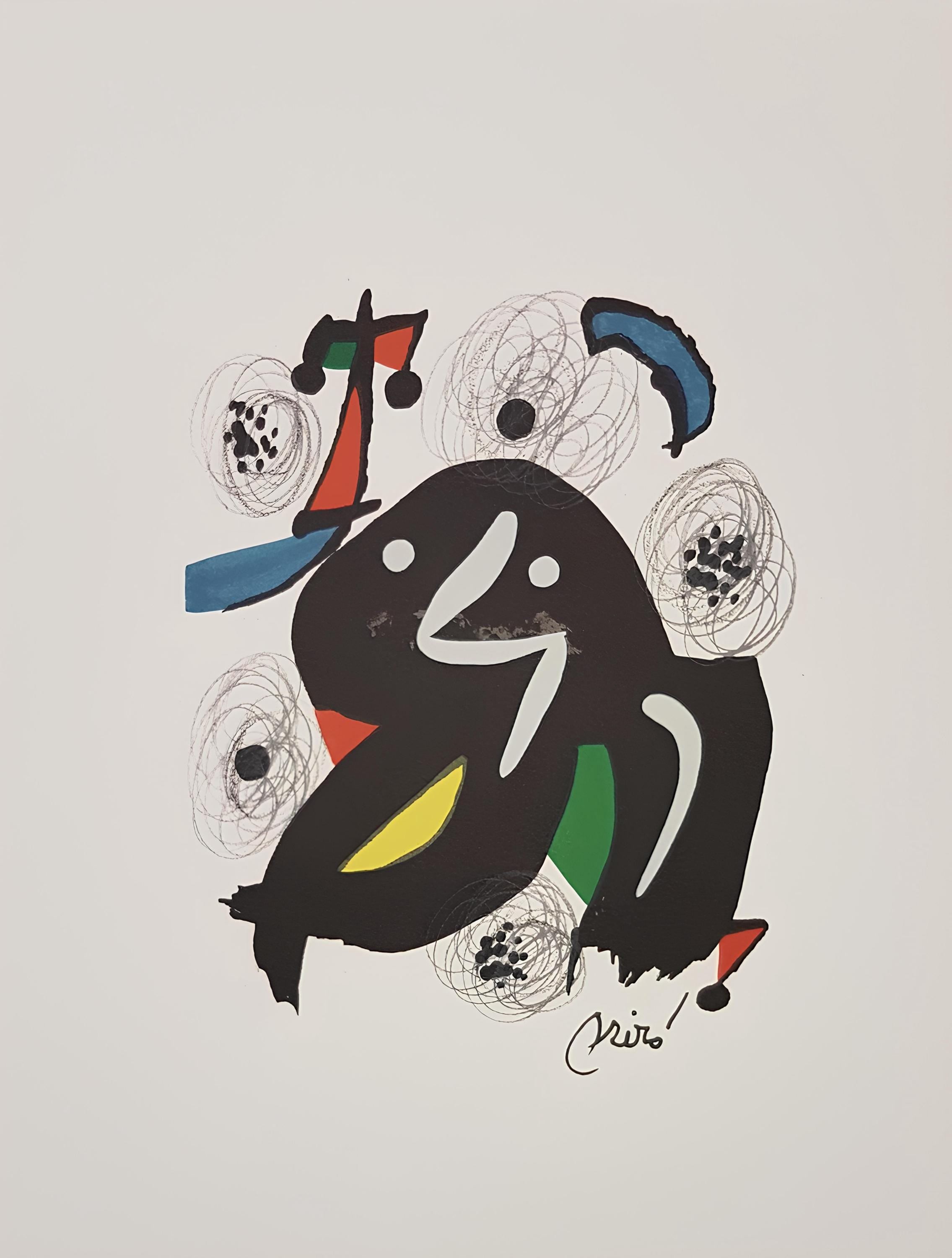 Joan Miró, Composition (Mourlot 1212-1225; Cramer 248), La mélodie acide, Limited Edition Lithograph