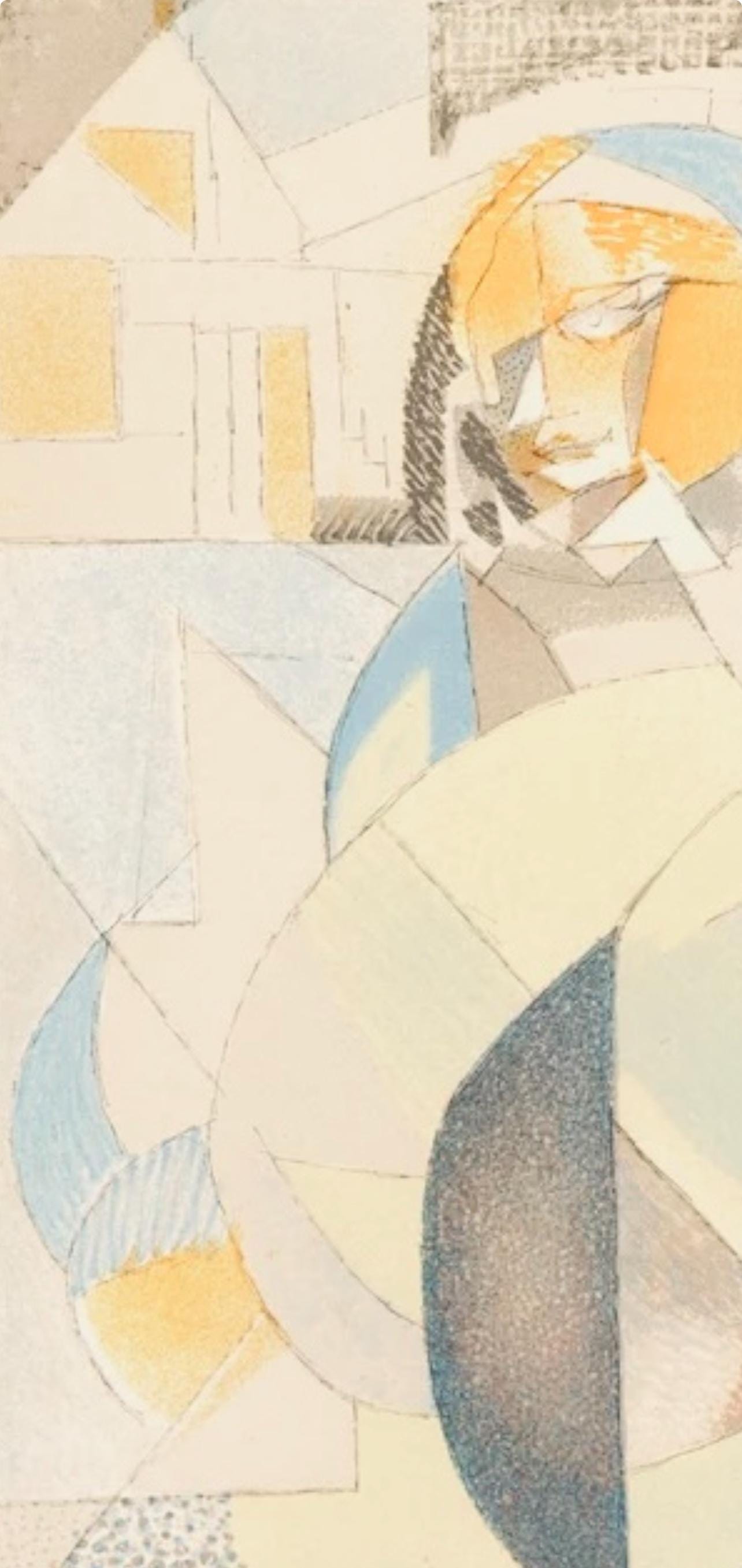 Jacques Villon, Composition, Regards sur Paris, Limited Edition Lithograph