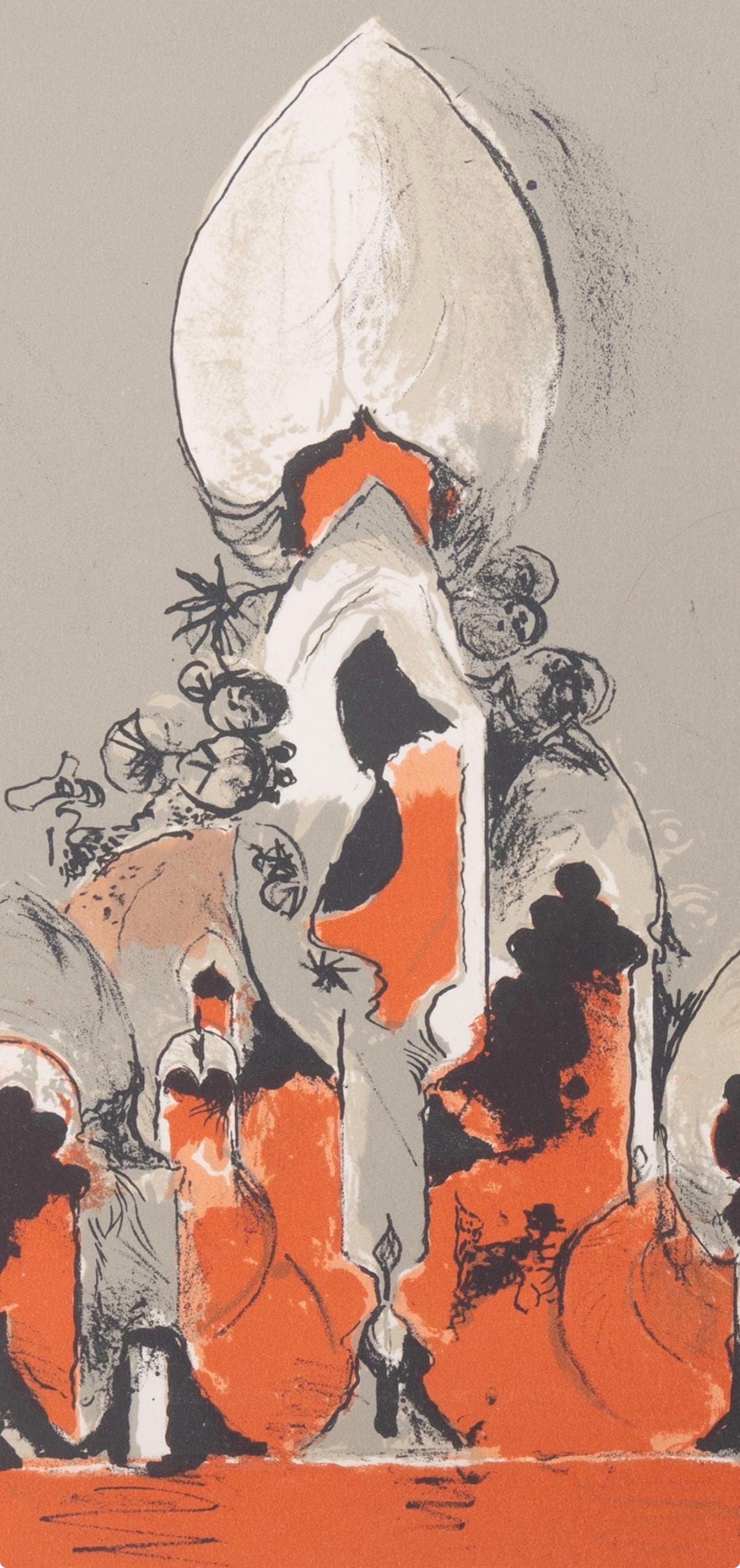 Graham Sutherland, Composition, San Lazzaro et ses Amis, XXe Siècle, Limited Edition Lithograph