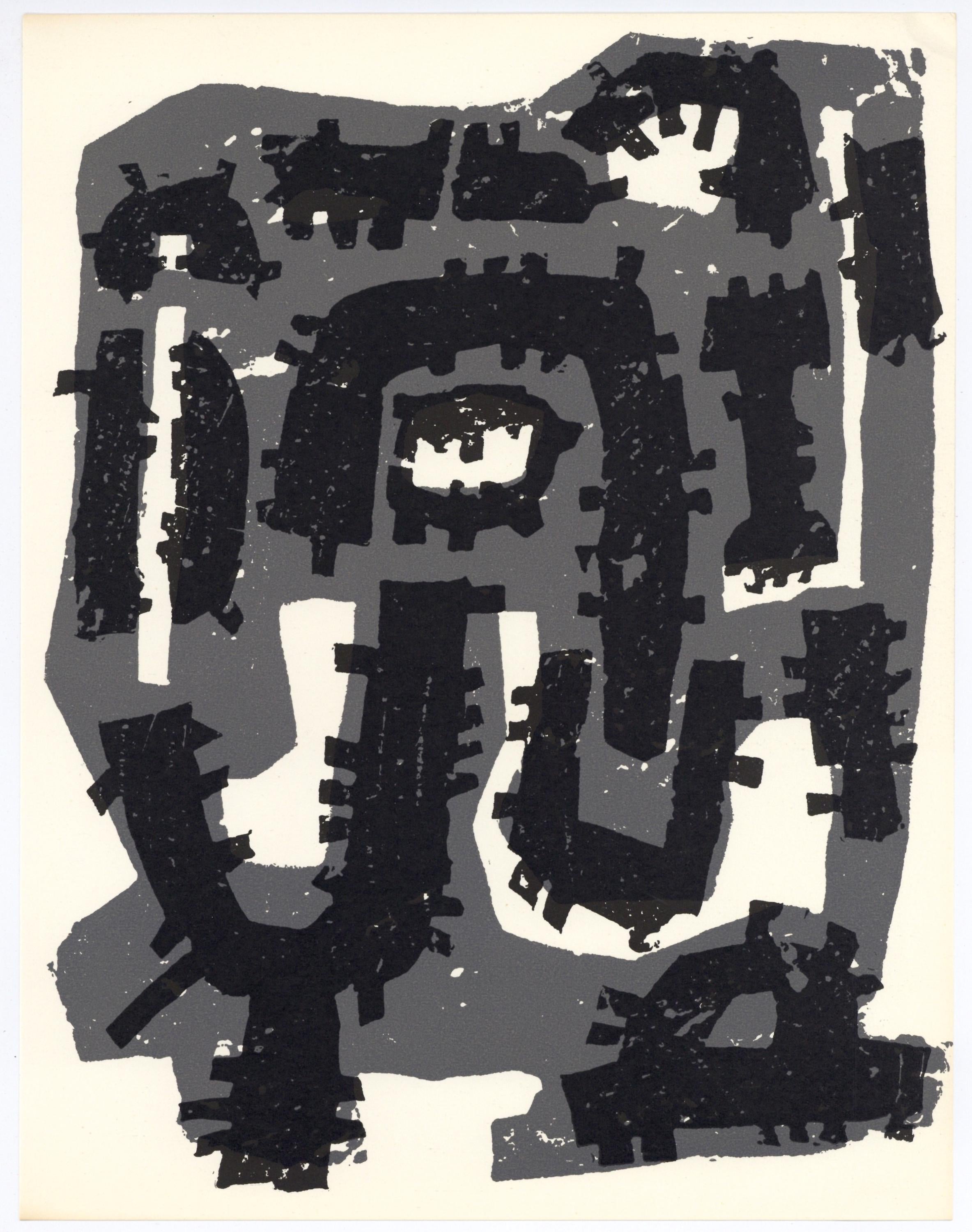 Raoul Ubac, Composition, XXe siècle, Limited Edition Lithograph
