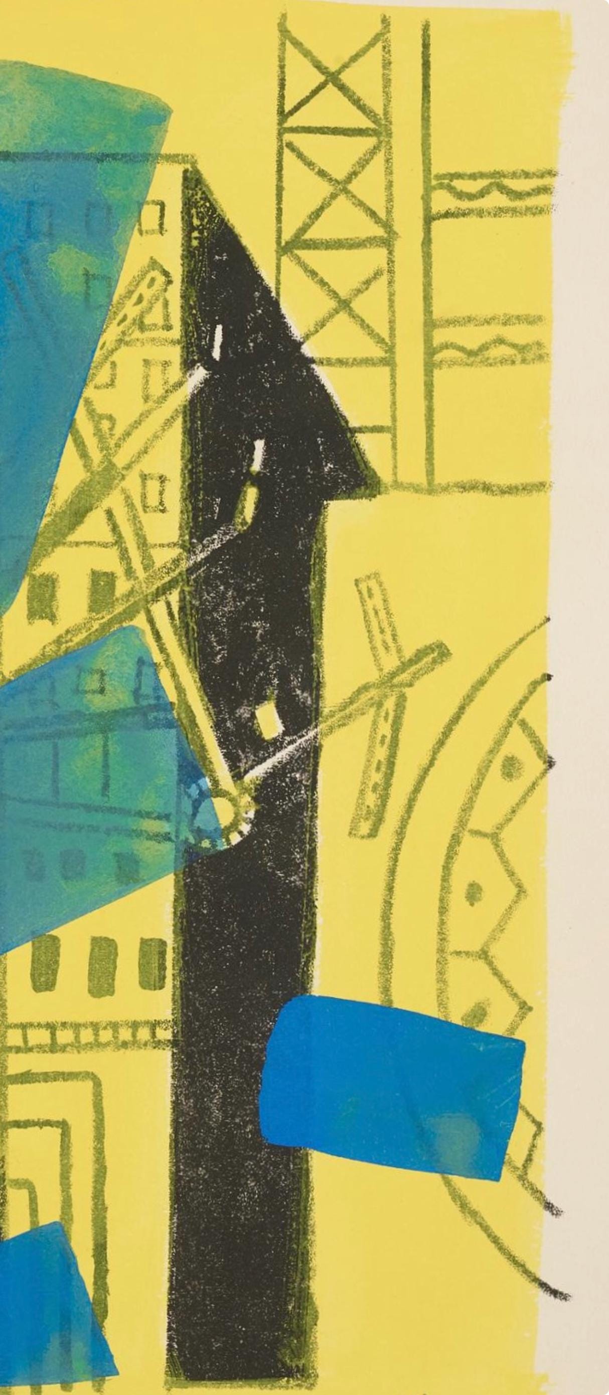 Fernand Léger, Composition (Saphire 24-38), Les Illuminations, Limited Edition Lithograph