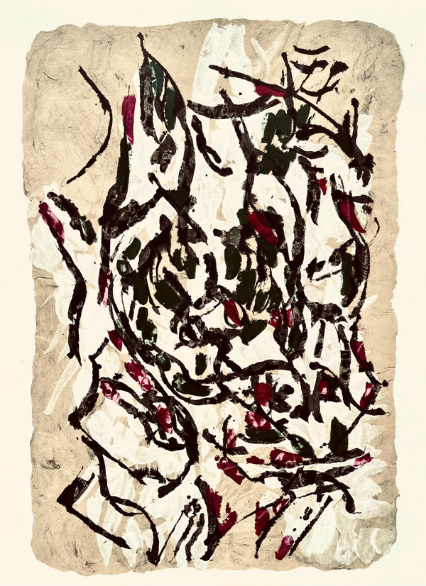 Jean-Paul Riopelle, Composition, Derrière le miroir, Limited Edition Lithograph