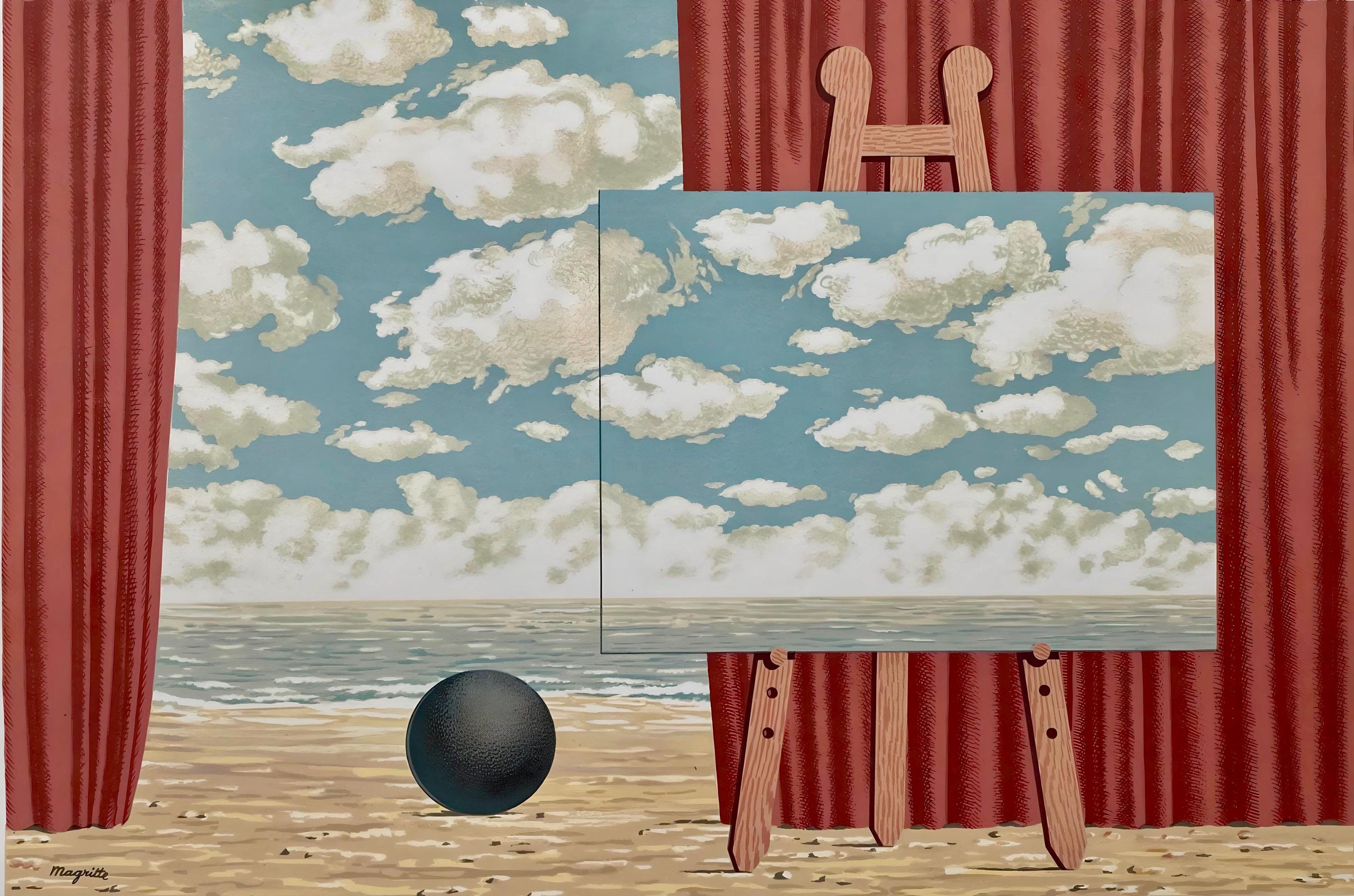 René Magritte, La Belle Captive, Les Enfants Trouvés de Magritte, Limited Edition Lithograph