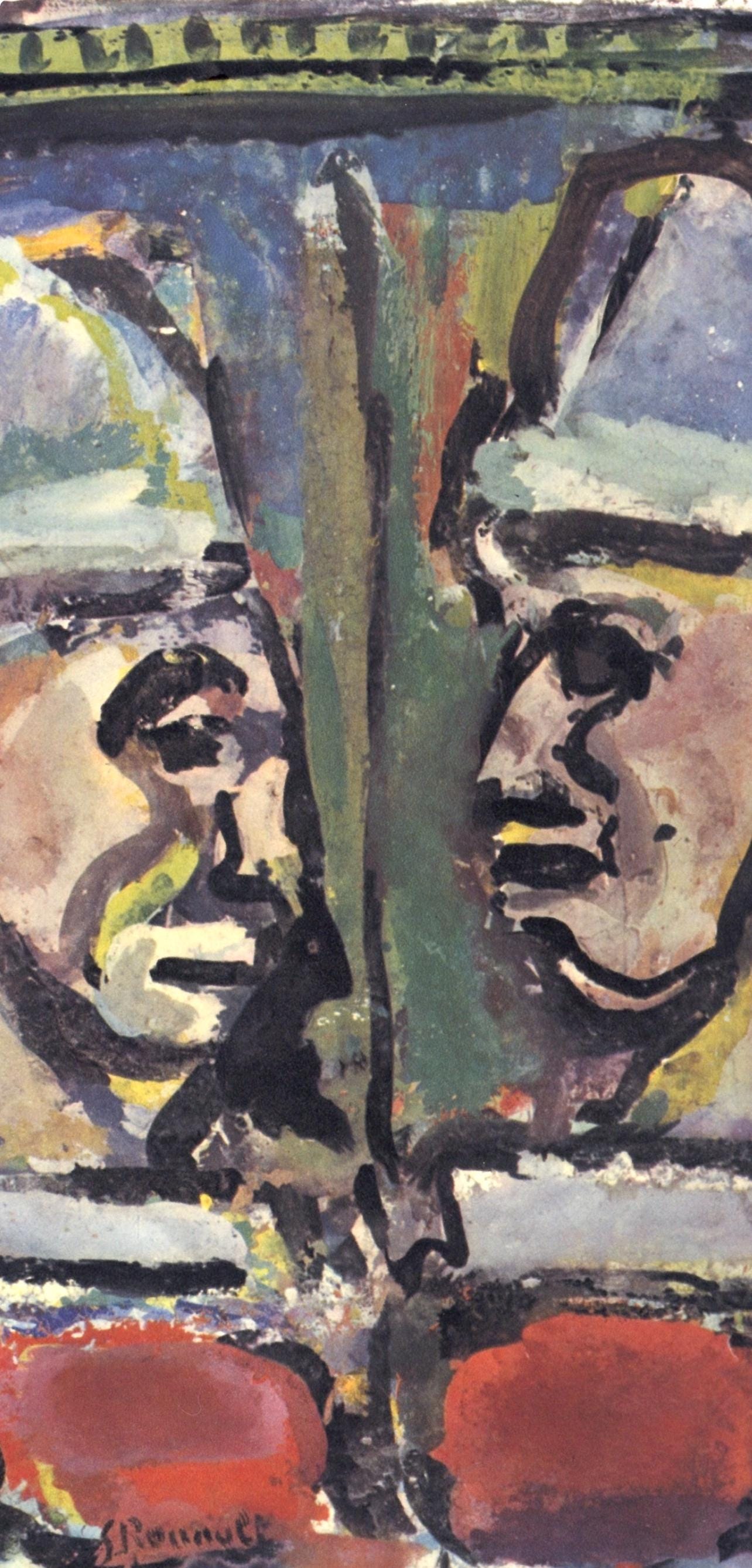 Georges Rouault, Composition, Divertissement, Limited Edition Lithograph