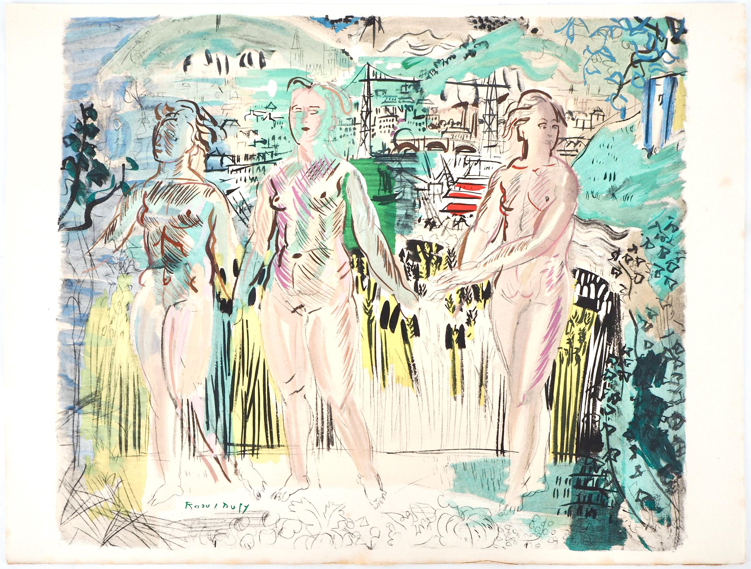 Raoul Dufy, Composition, Eaux-de-vie, Esprit de la fleur et du fruit, Limited Edition Lithograph