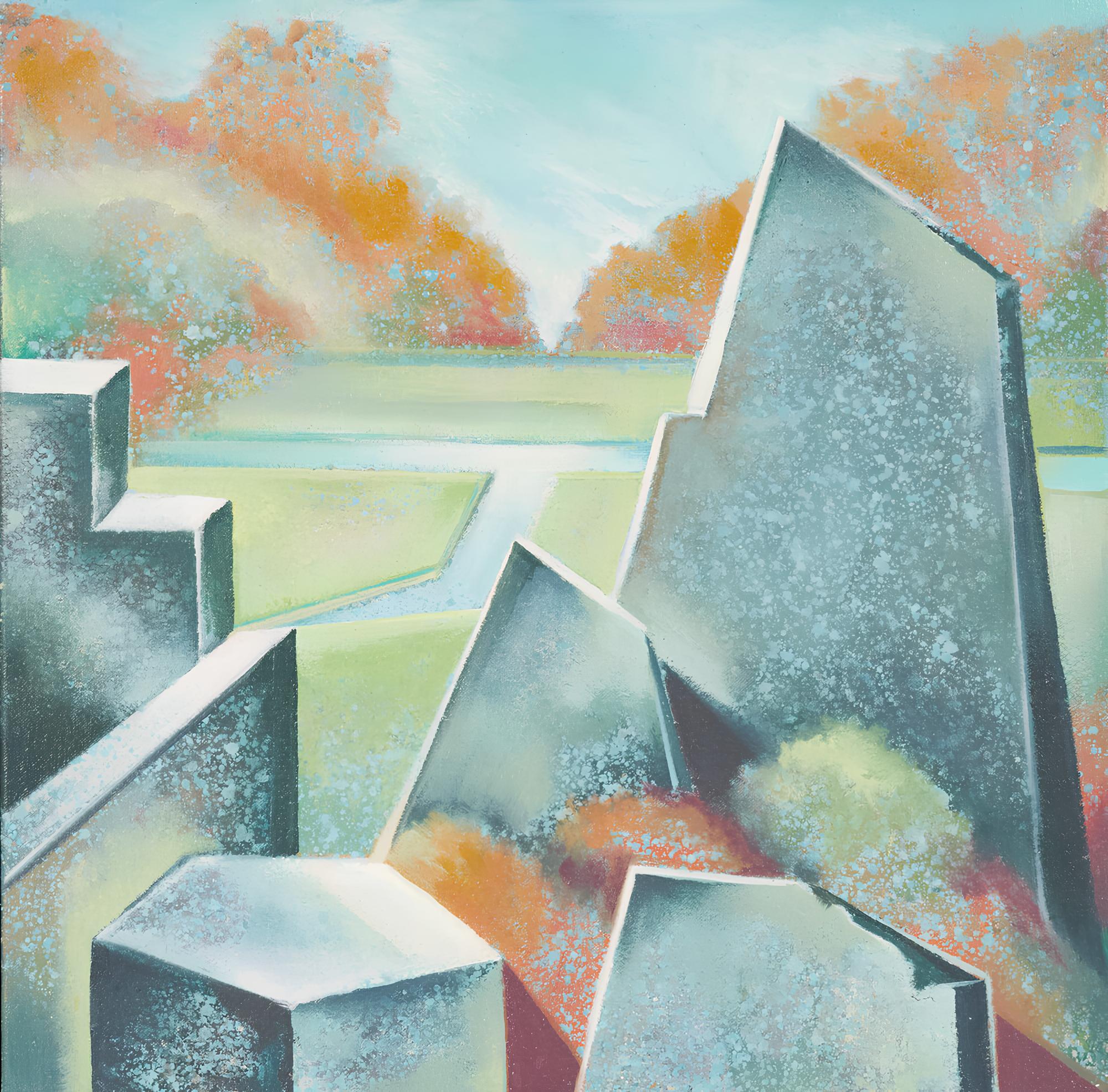 Lowell Nesbitt, Impossible Series (Stone Leigh), Original Painting