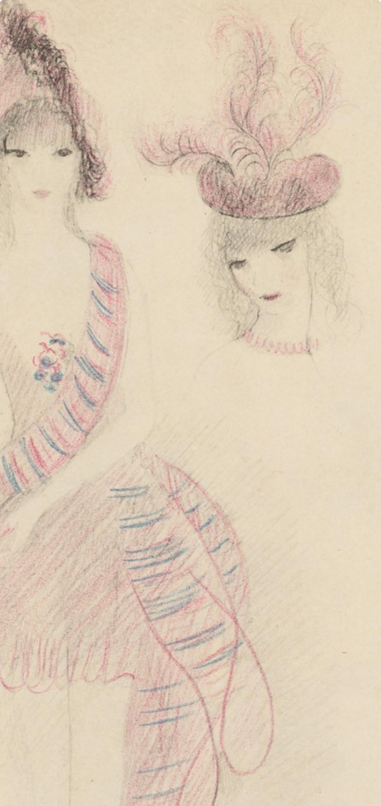 Marie Laurencin, Composition, Les Biches, Limited Edition Lithograph