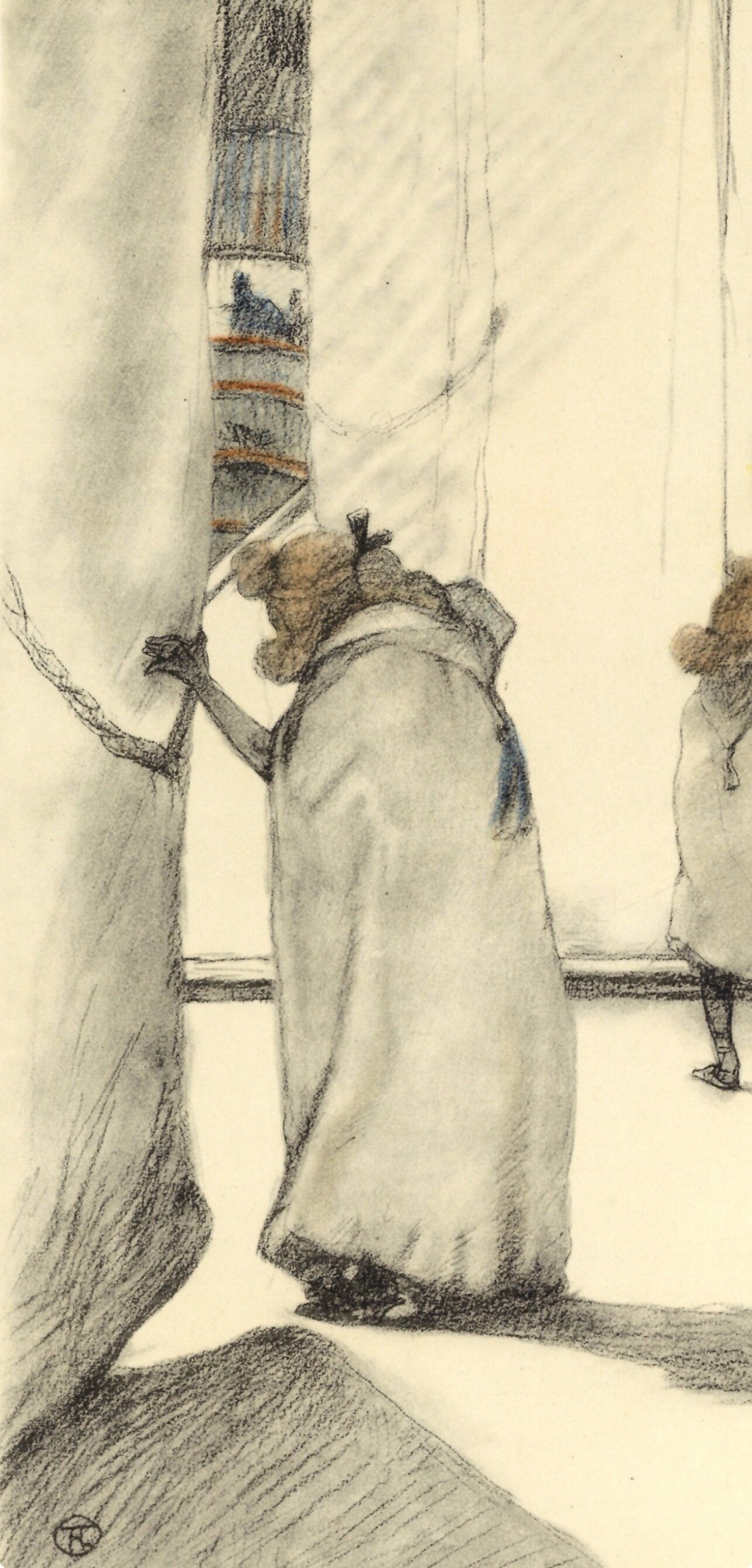 Henri de Toulouse-Lautrec, Dans les coulisses, The Circus by Toulouse-Lautrec, Limited Edition Lithograph