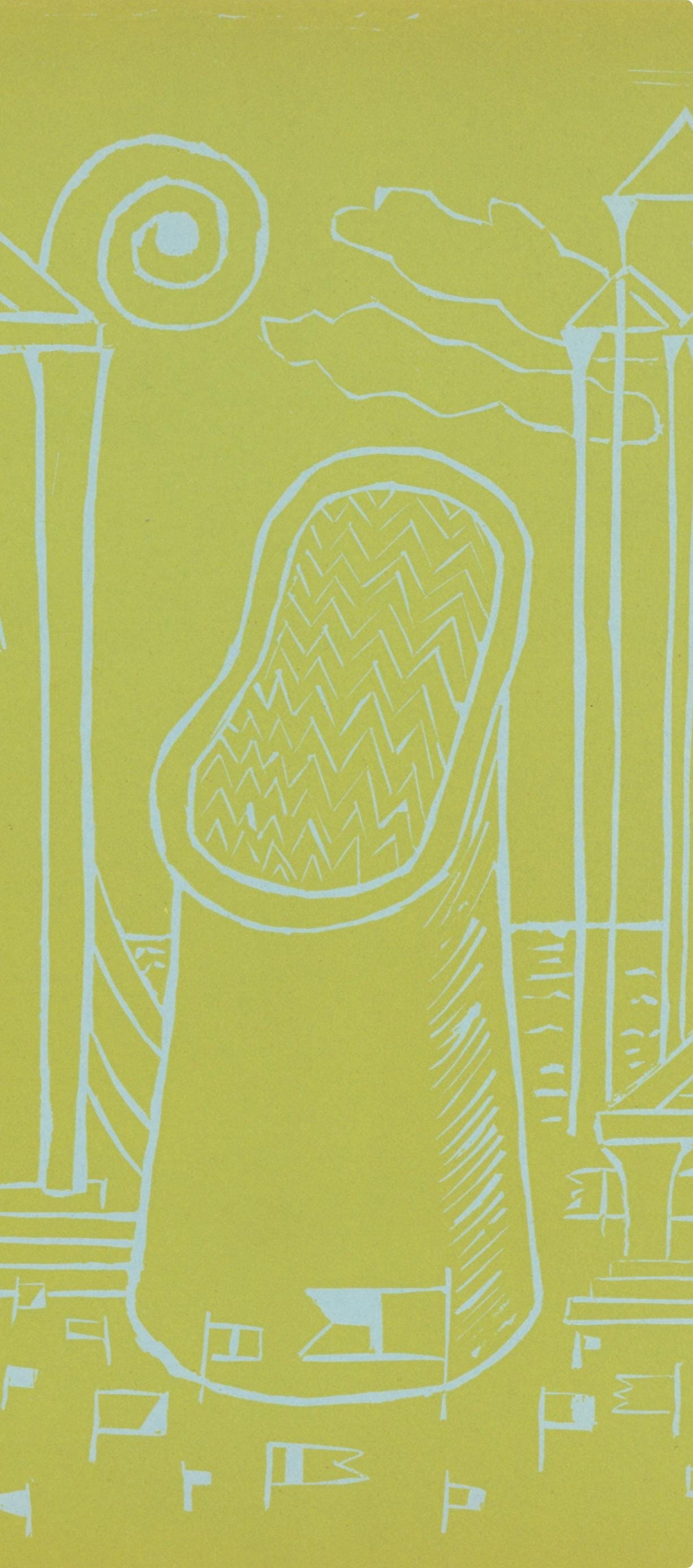 Giorgio De Chirico, Composition, XXe siècle, Limited Edition Linocut