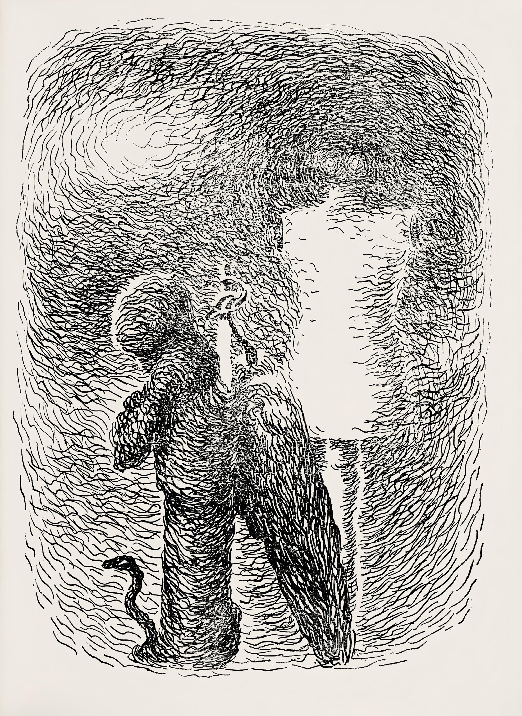 René Magritte, Composition, Les chants de Maldoror, Limited Edition Lithograph