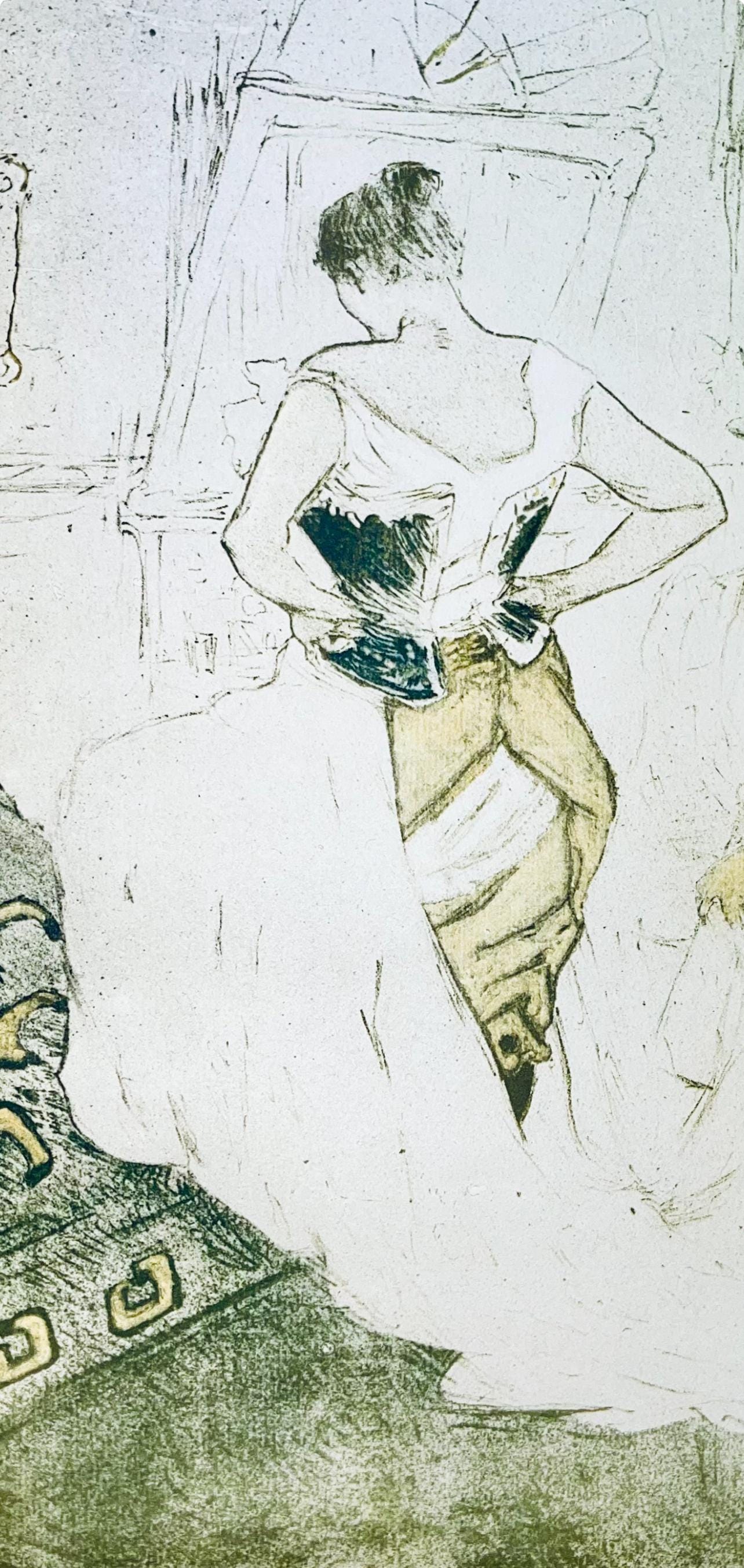 Henri de Toulouse-Lautrec, Composition, Images de Lautrec, 21 Planches en Couleurs, Collezione dell'Obelisco, Limited Edition Lithograph