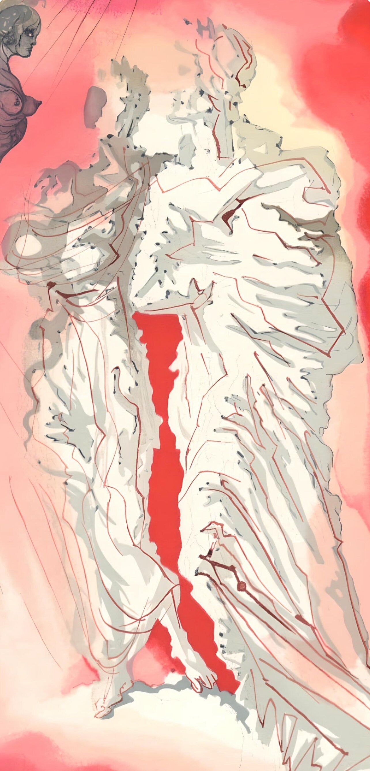 Salvador Dali, Fraud (Michler/Löpsinger 1039-1138; Field 189-200), La Divine Comédie, Limited Edition Woodcut