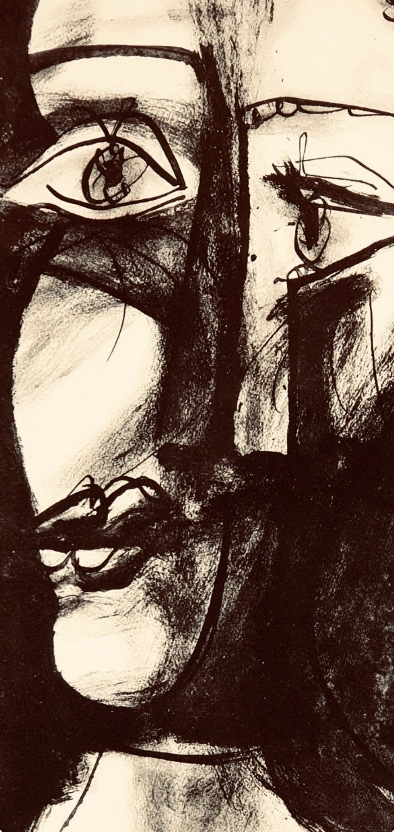 Pablo Picasso, Composition, Carnet de dessins de Picasso, Cahiers d’Art, Limited Edition Lithograph
