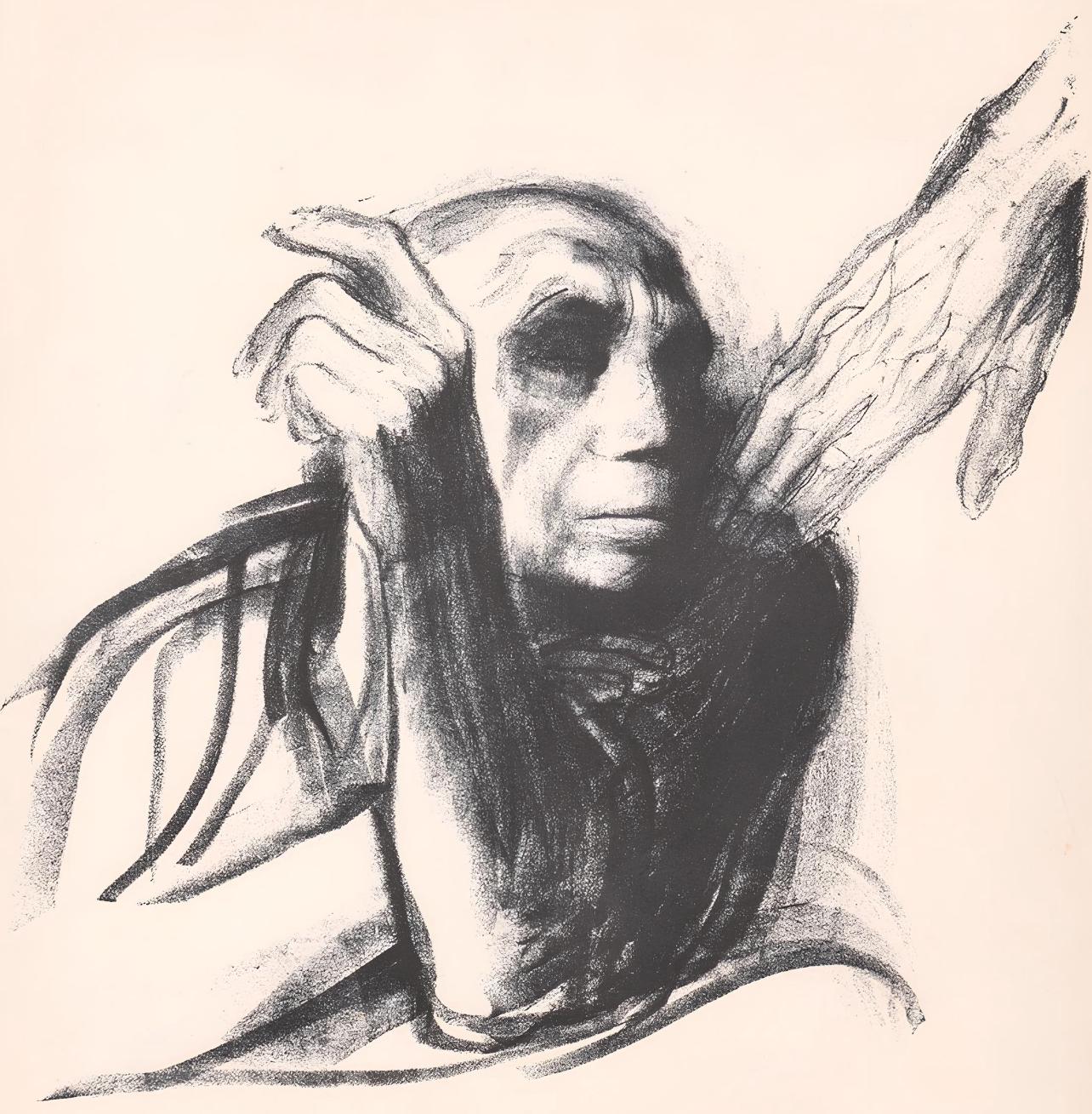 Käthe Kollwitz, Call of Death (Ruf des Todes), Limited Edition Lithograph