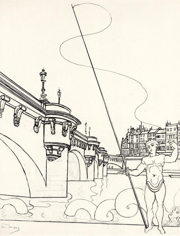 André Derain, Le Pont Neuf, A La gloire à Paris, Limited Edition Etching