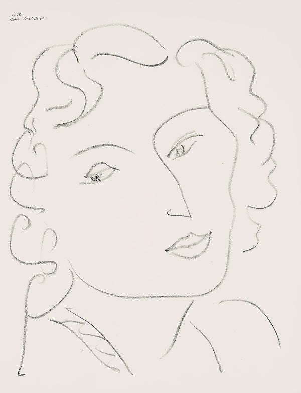 Henri Matisse, Série O, var. 18 (Duthuit 9), Henri Matisse, Dessins, Thèmes et variations, Limited Edition Lithograph