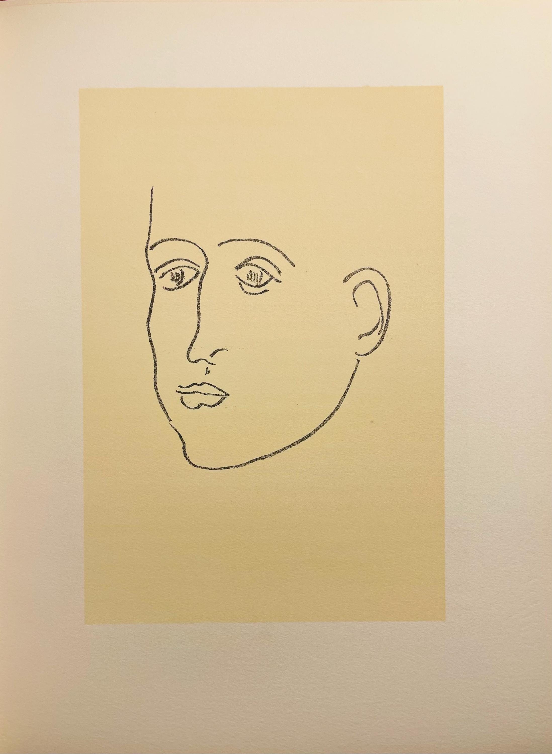 Henri Matisse, Composition (Duthuit 31), Apollinaire, Limited Edition Lithograph