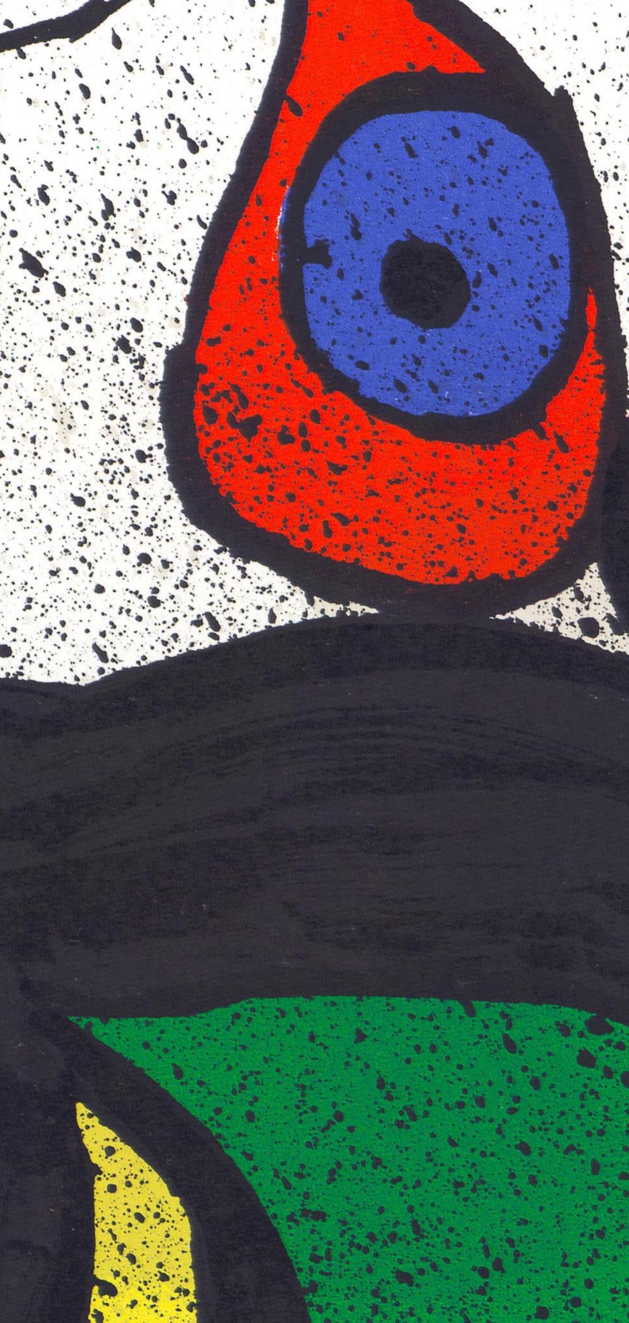 Joan Miró, Composition (Cramer 145; Mourlot, 738-740), Derrière le miroir, Limited Edition Lithograph