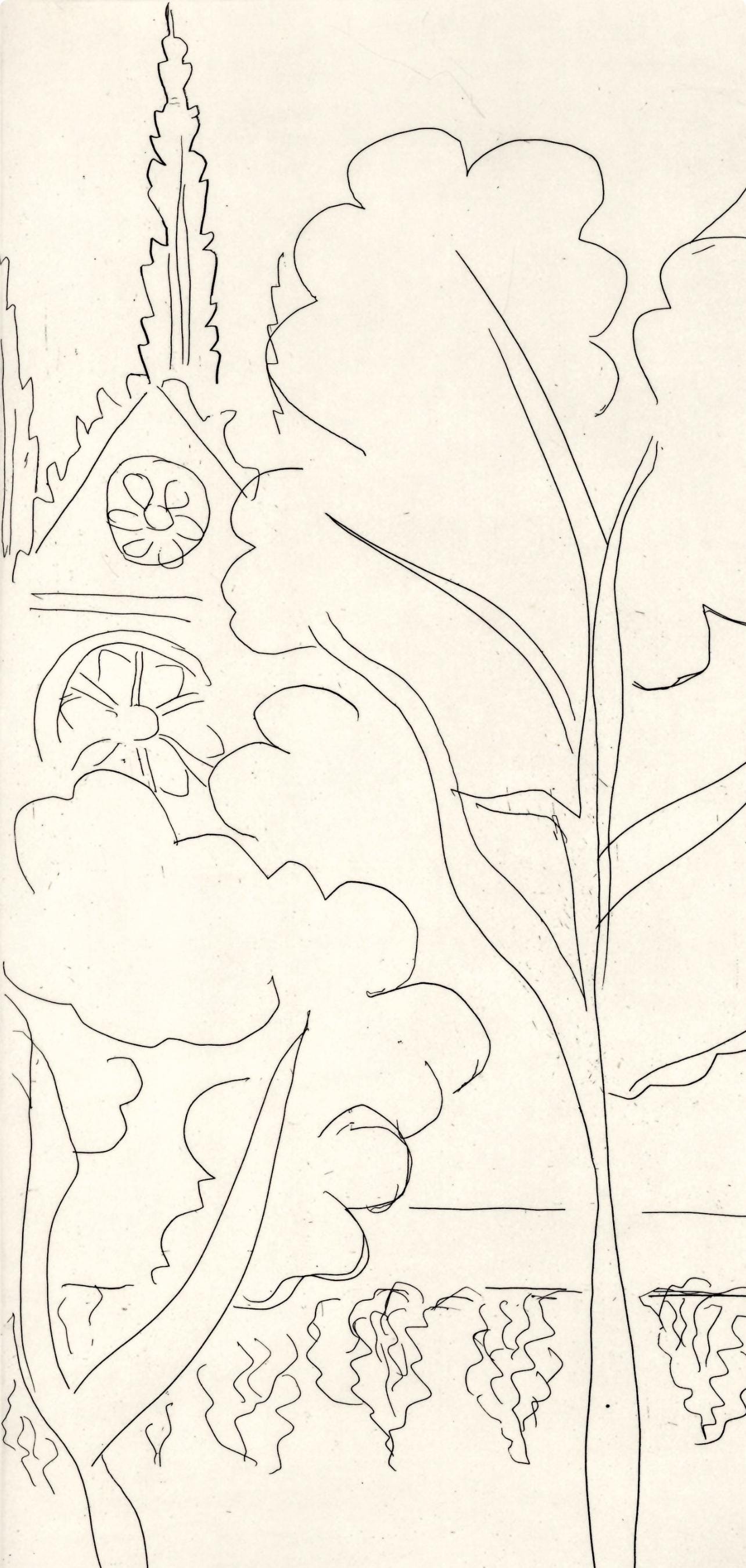 Henri Matisse, La Cité Notre Dame (Duthuit I.248), A La gloire à Paris, Limited Edition Etching