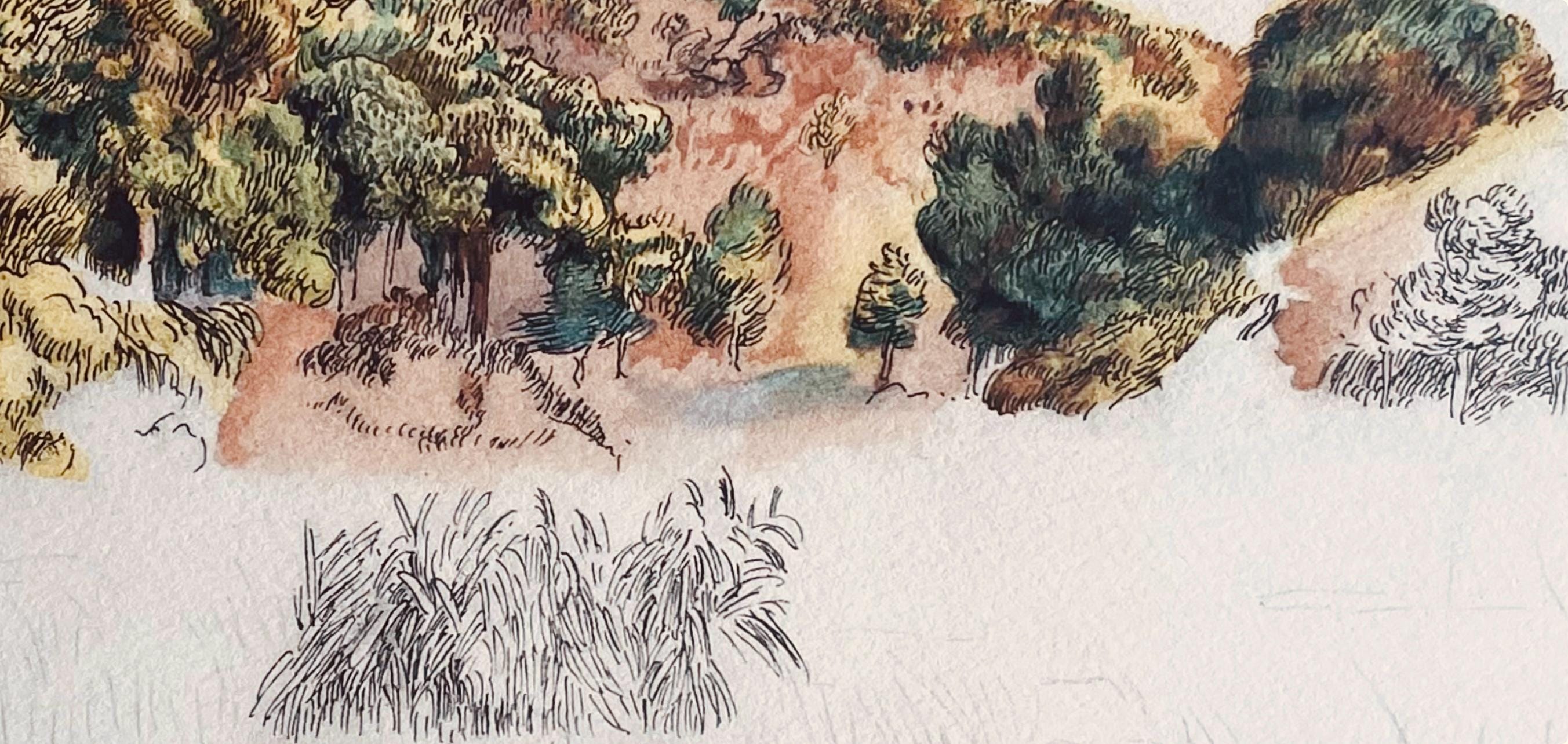 Pierre-Auguste Renoir, Composition, Seize Aquarelles et Sanguines de Renoir, Limited Edition Lithograph