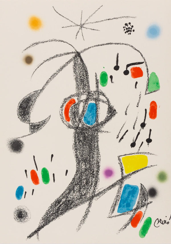 Joan Miró, Composition (Mourlot, 1051-1072), Maravillas con Variaciones acrósticas en el Jardín de Miró, Limited Edition Lithograph