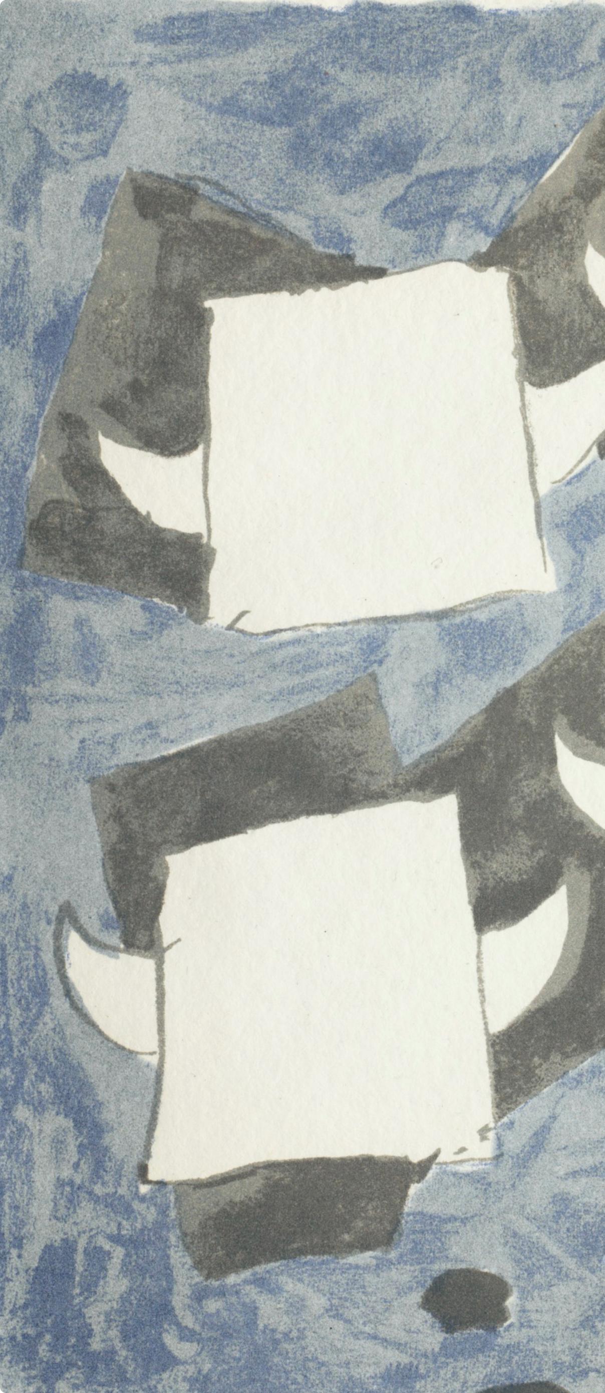 Georges Braque, Composition (Vallier 153), Le Tir à l'arc mis en lumière par Georges Braque, Limited Edition Lithograph