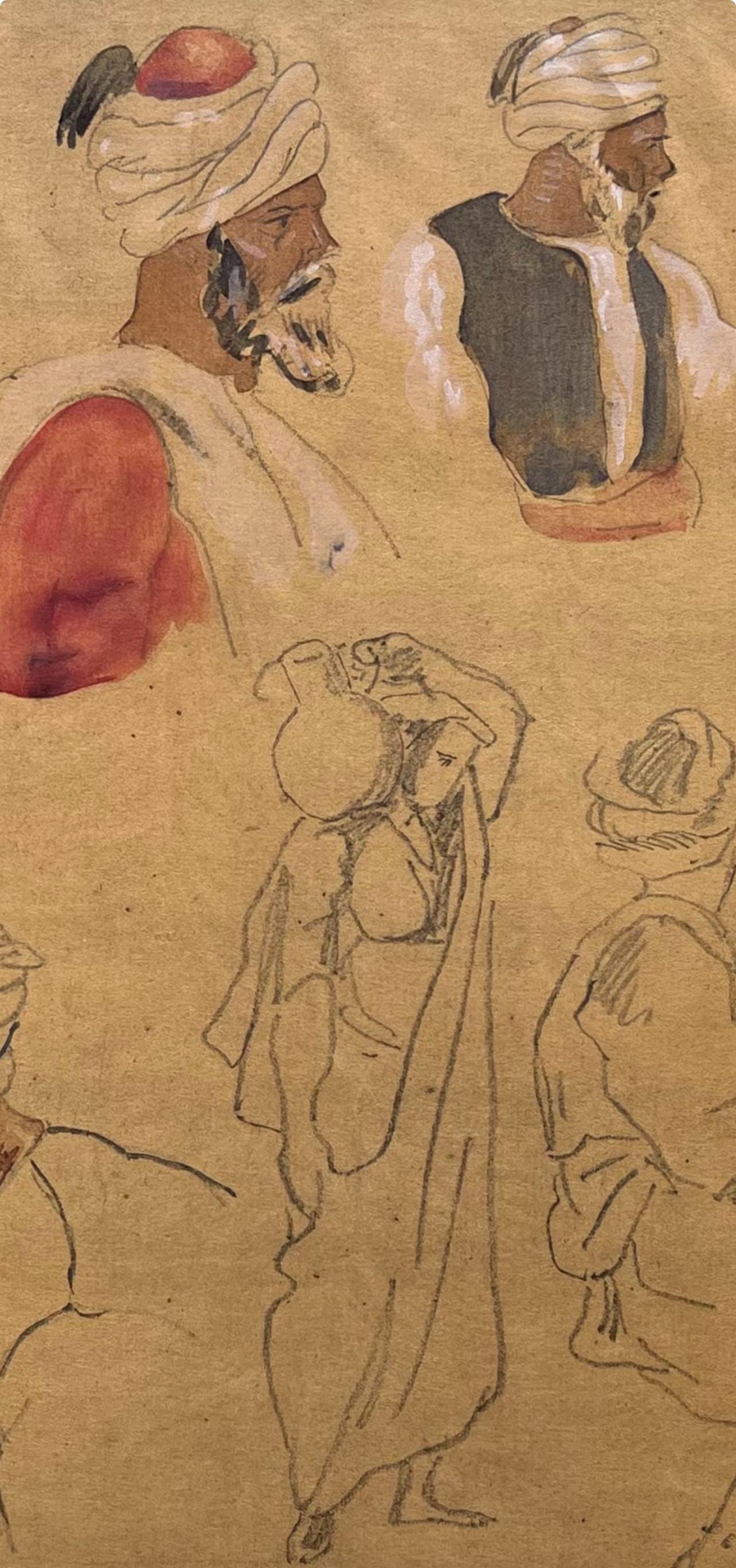Eugène Delacroix, Composition, Trente et un Dessins et Aquarelles du Maroc, Limited Edition Lithograph