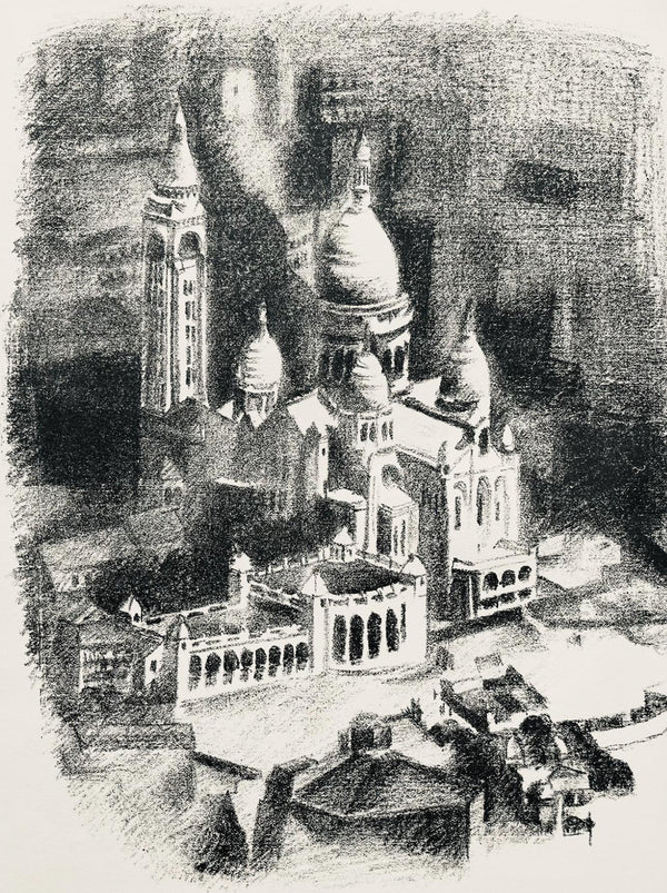 Robert Delaunay, Le Sacré-Cœur (Habasque 720-728), Allo! Paris!, Limited Edition Lithograph