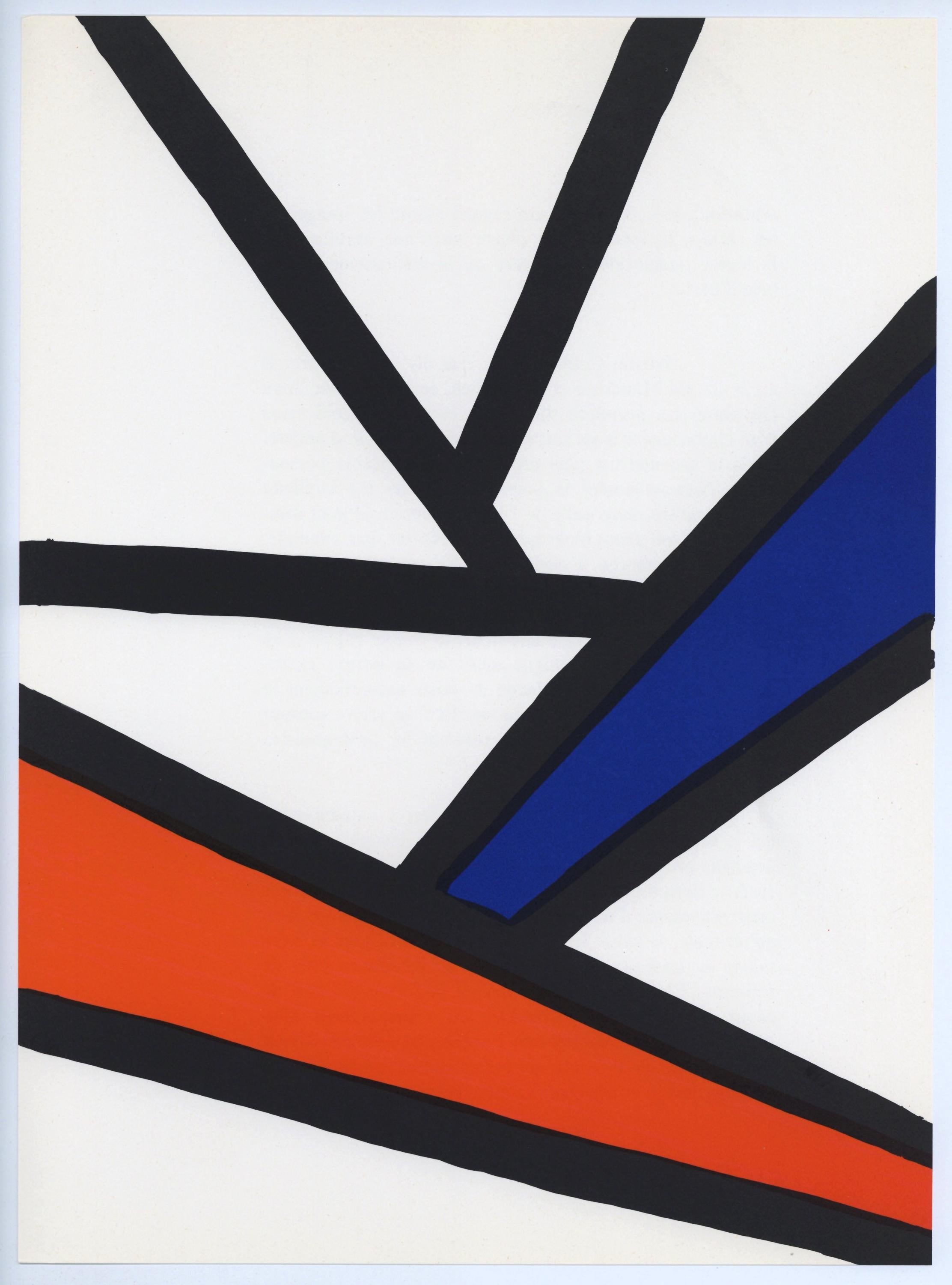 Alexander Calder, Composition, Derrière le miroir, Limited Edition Lithograph