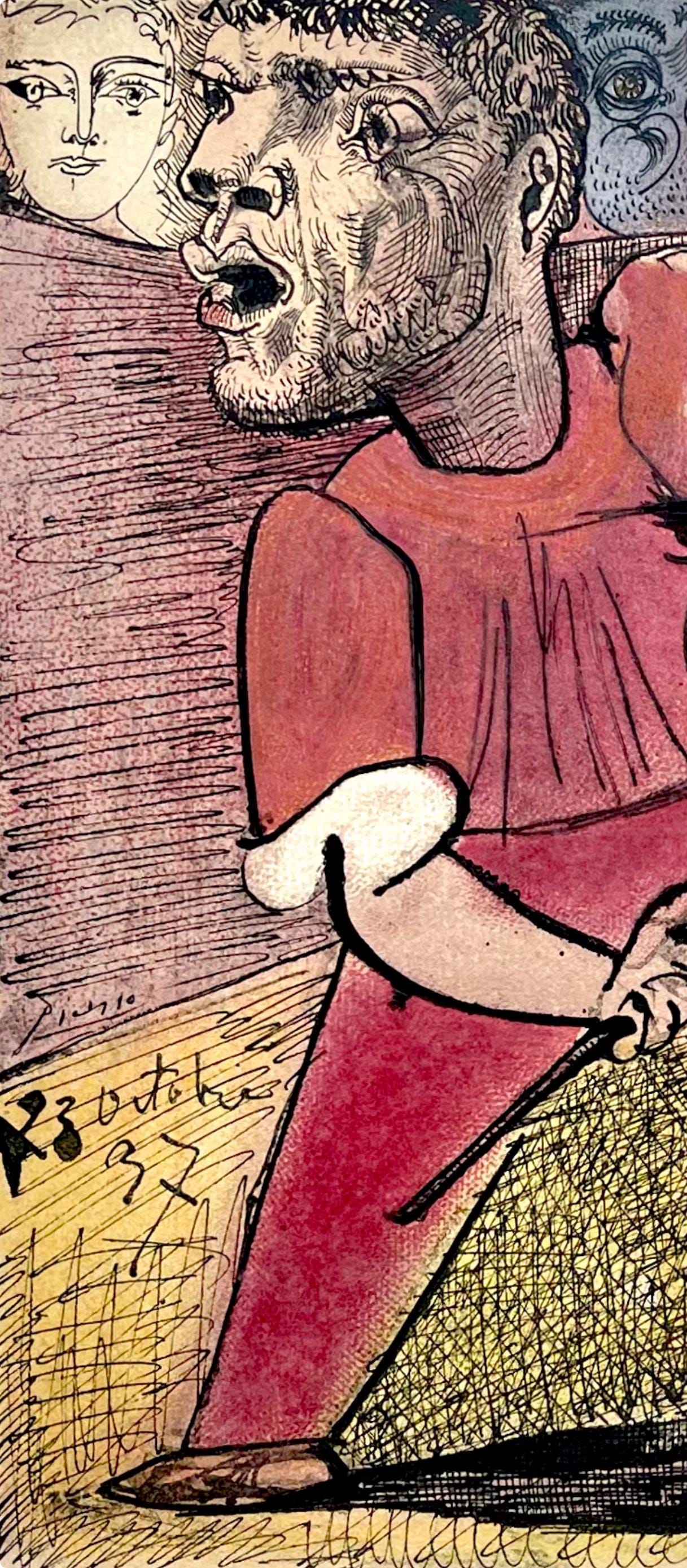 Pablo Picasso, Composition (Cramer 88), Dans l'Atelier de Picasso, Limited Edition Lithograph