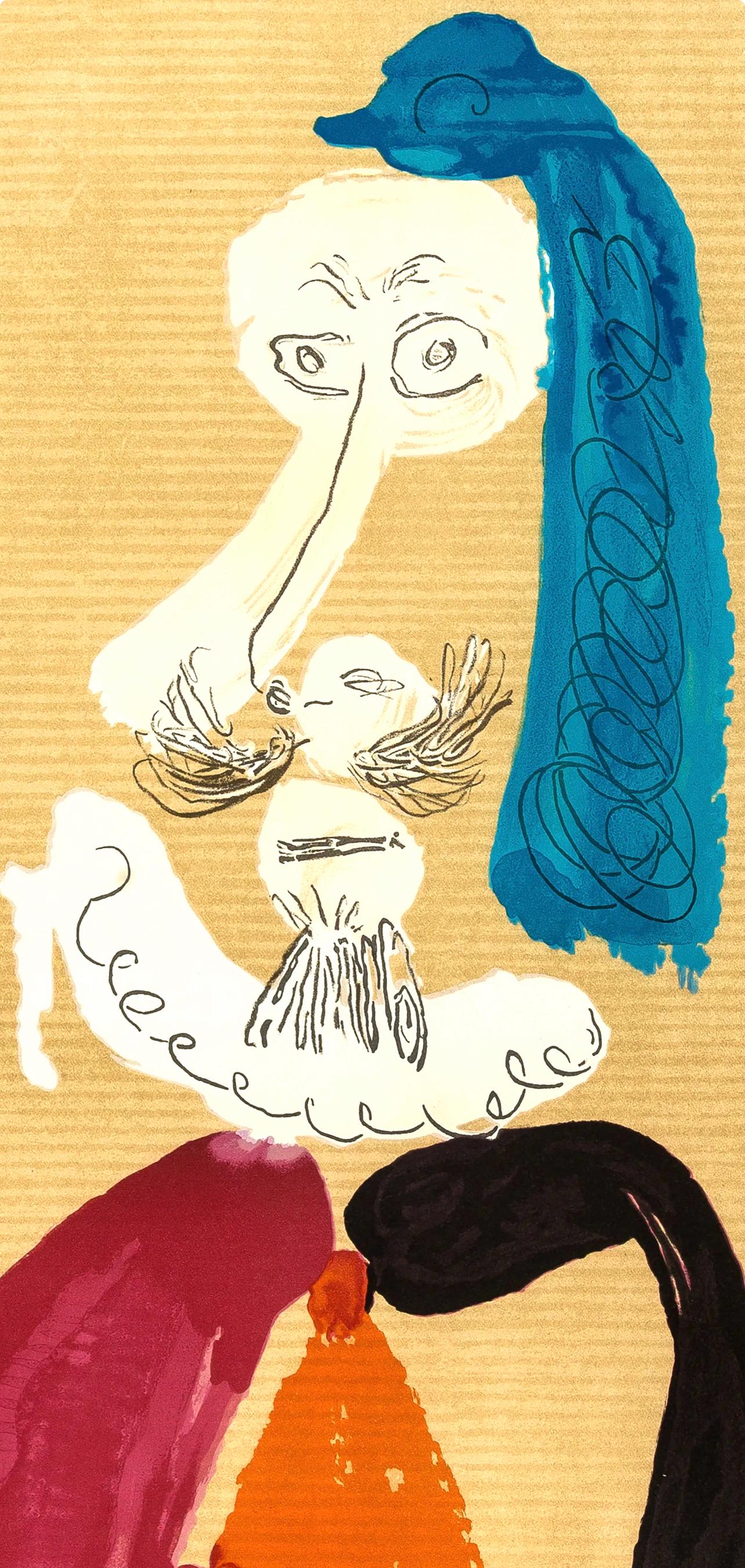 Pablo Picasso, Composition (Orozco 207-261), Vingt-Neuf Portraits Imaginaires, Limited Edition Lithograph