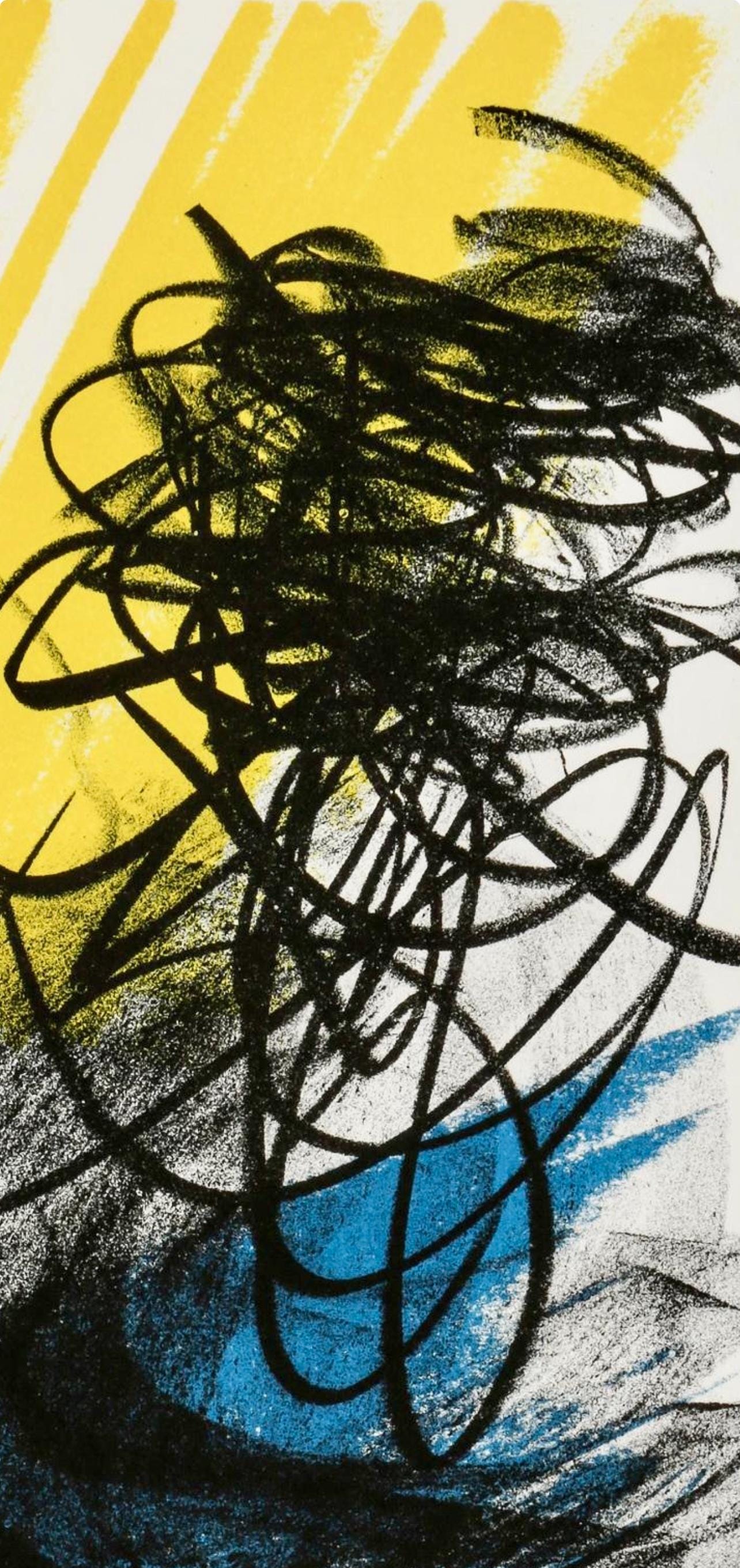 Hans Hartung, Composition, San Lazzaro et ses Amis, XXe Siècle, Limited Edition Lithograph