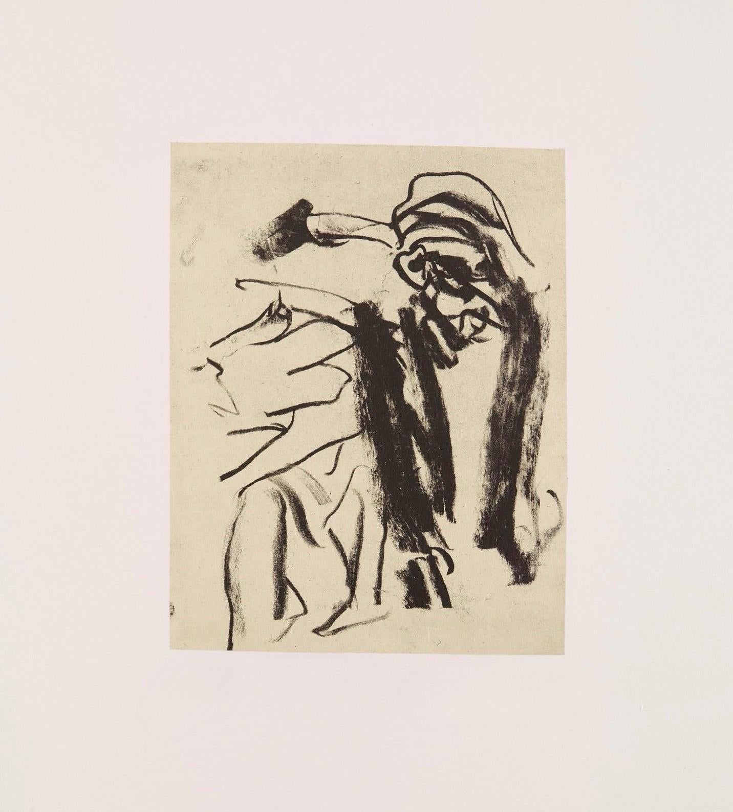 Willem de Kooning, Composition, Poems, Limited Edition Lithograph