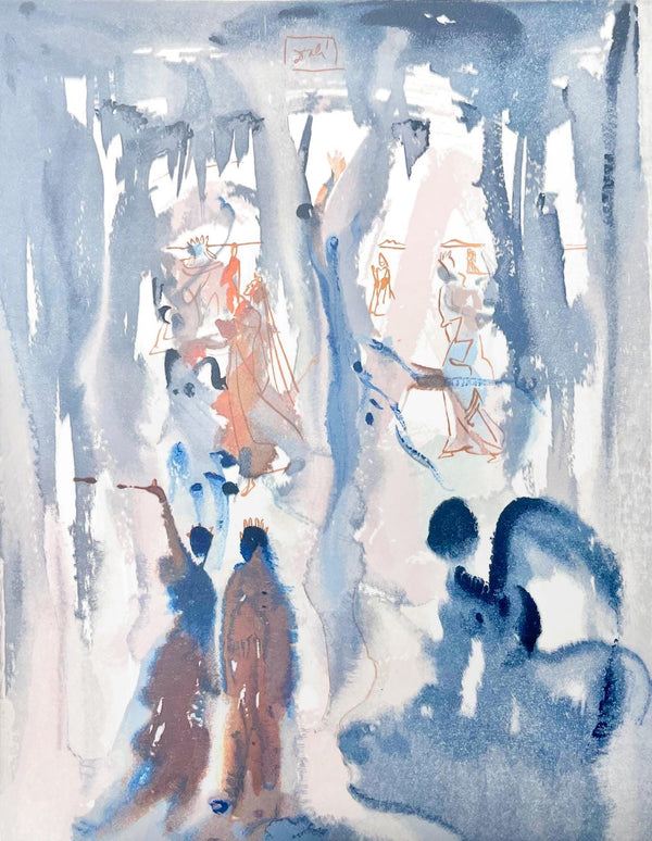 Salvador Dali, Paradies XIII (Field 189-200; Michler/Löpsinger 1039-1138), Die Göttliche Komödie, Signed, Limited Edition Woodcut