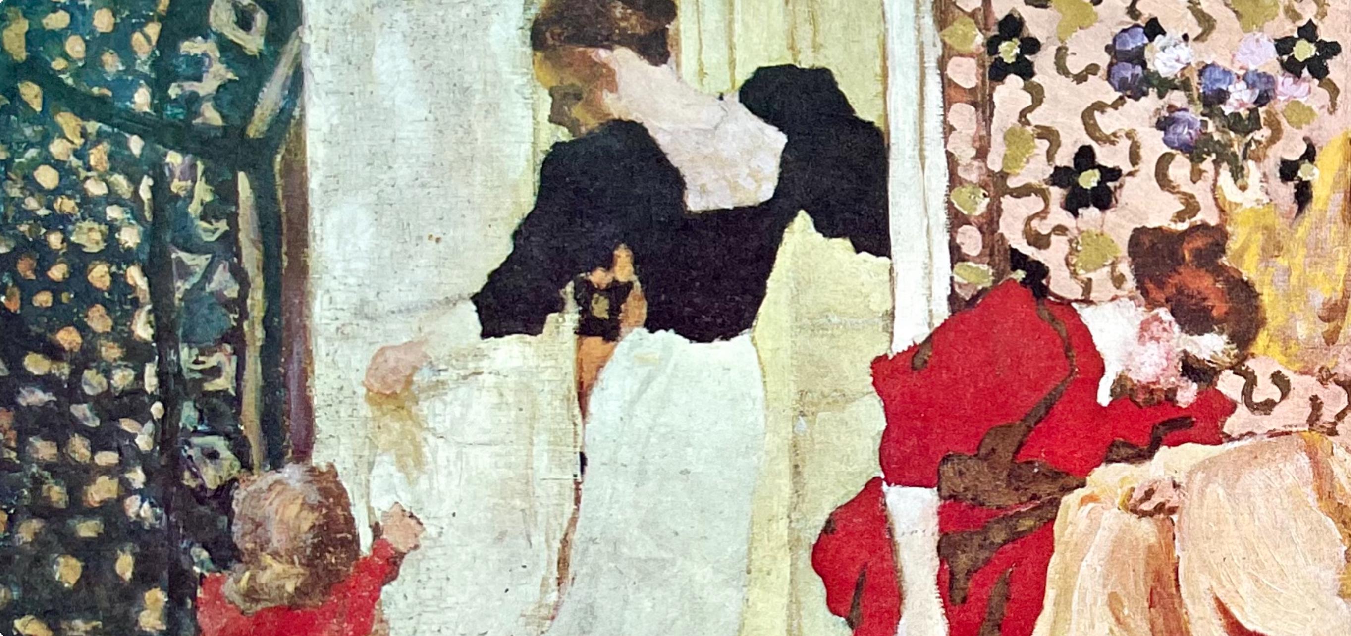 Édouard Vuillard, Composition, Derrière le miroir, Limited Edition Lithograph