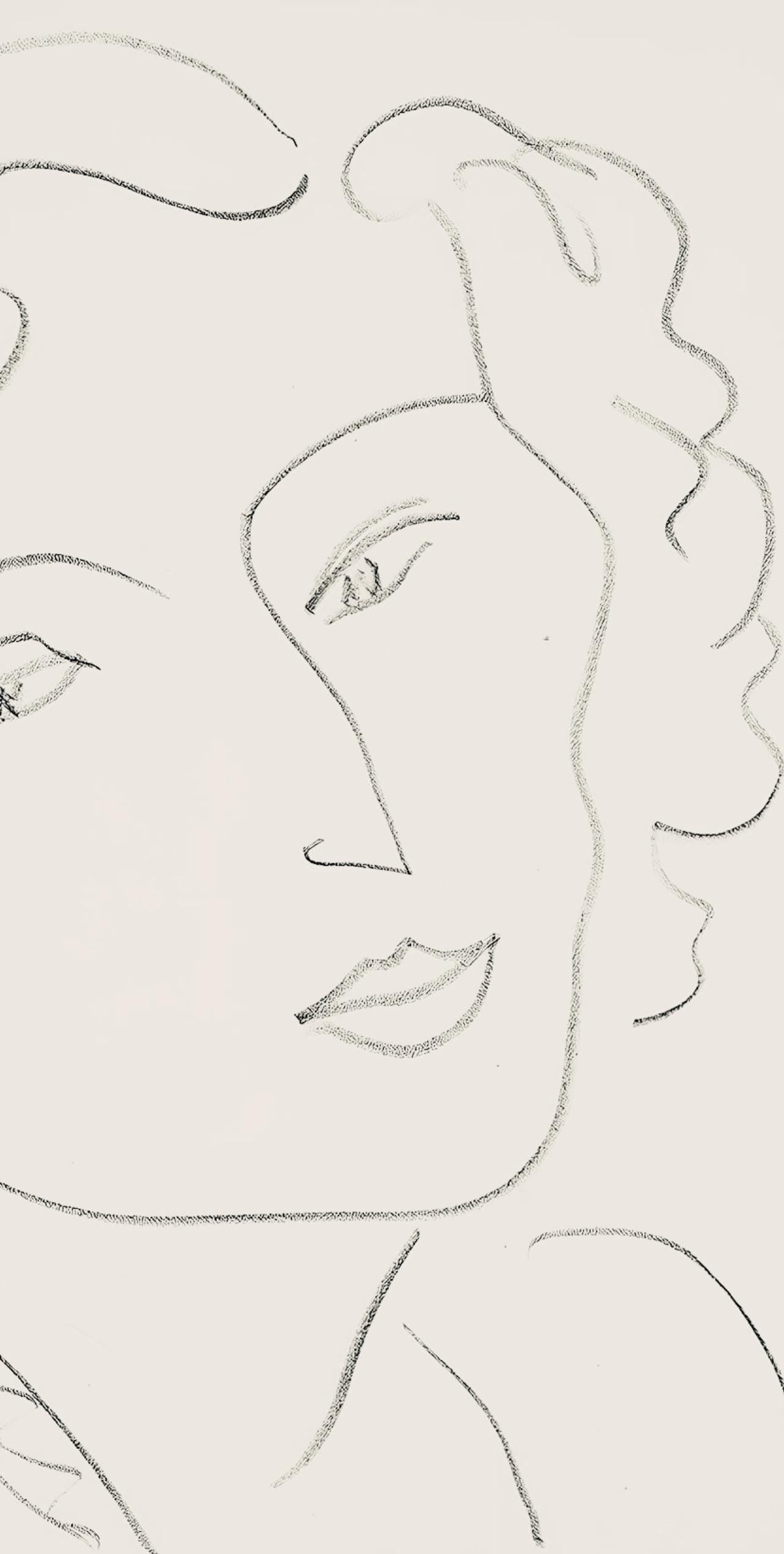 Henri Matisse, Série O, var. 18 (Duthuit 9), Henri Matisse, Dessins, Thèmes et variations, Limited Edition Lithograph