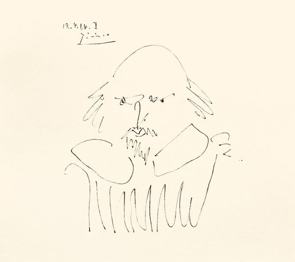 Pablo Picasso, Shakespeare X (Bloch 1197), Picasso-Aragon Shakespeare, Limited Edition Lithograph