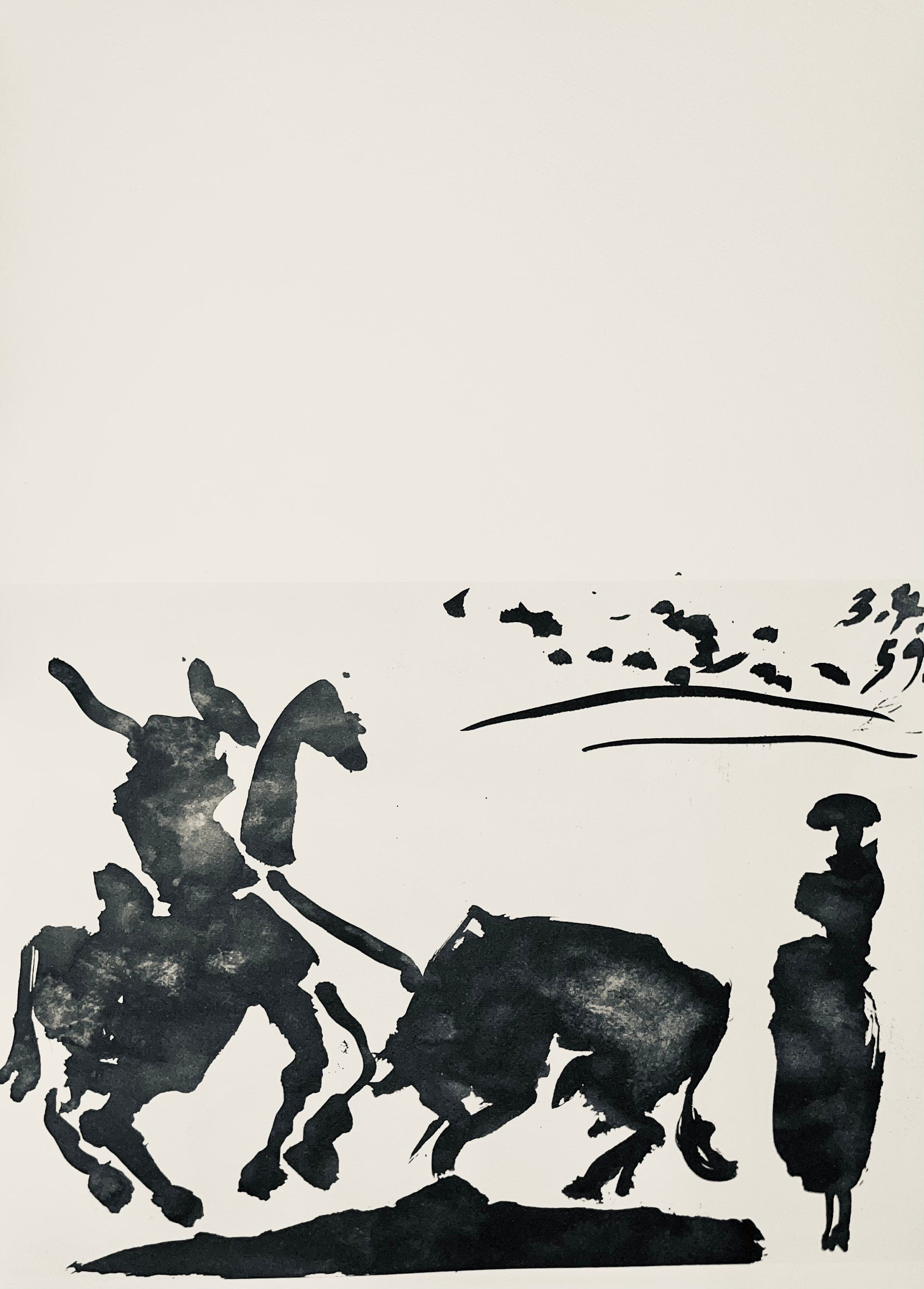 Pablo Picasso, Composition (Bloch 1276; Czwiklitzer 23), Toros y Toreros, Limited Edition Lithograph