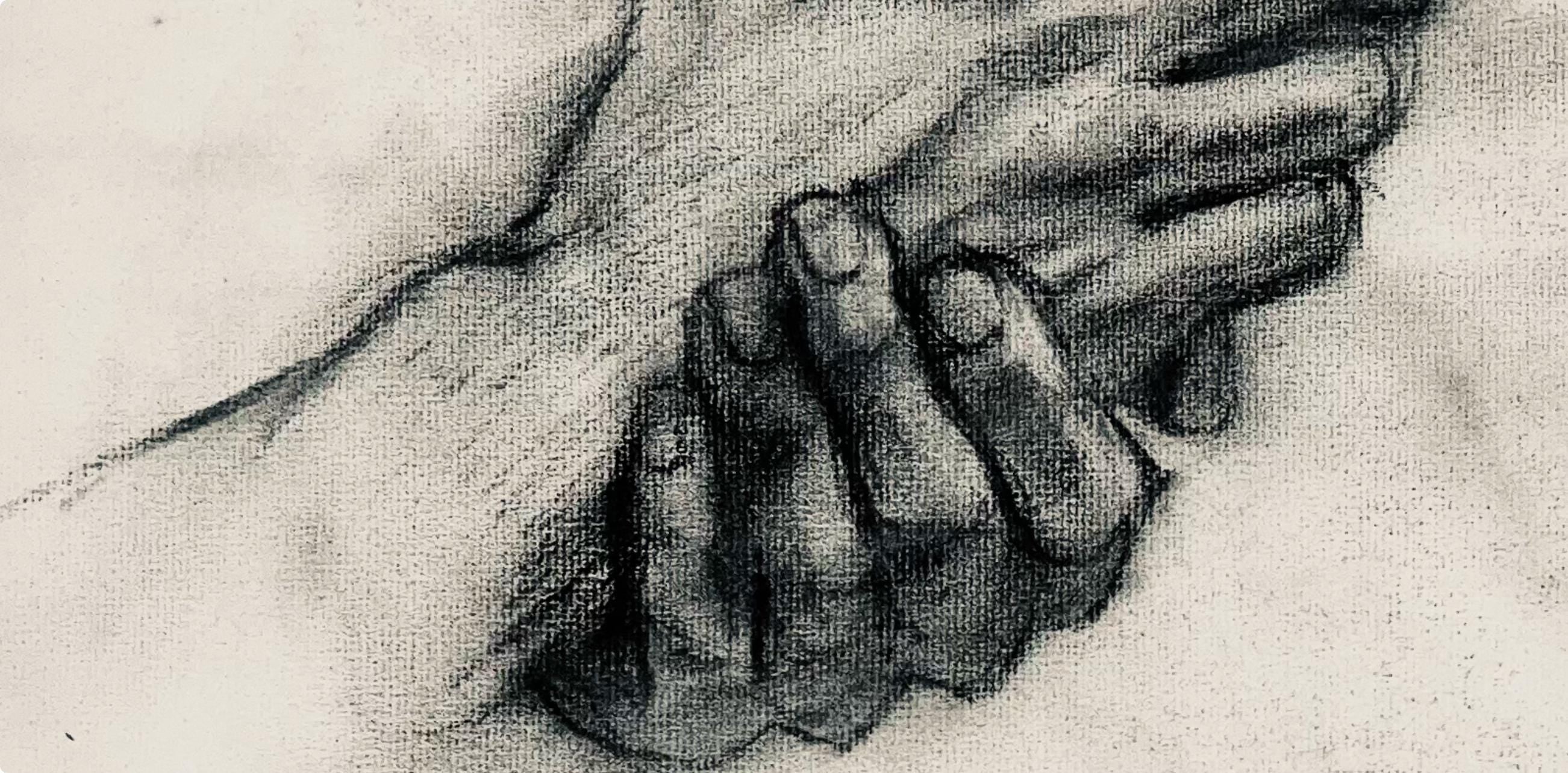 Ian Hornak, Renaissance Hand Study, 1963, Original Drawing