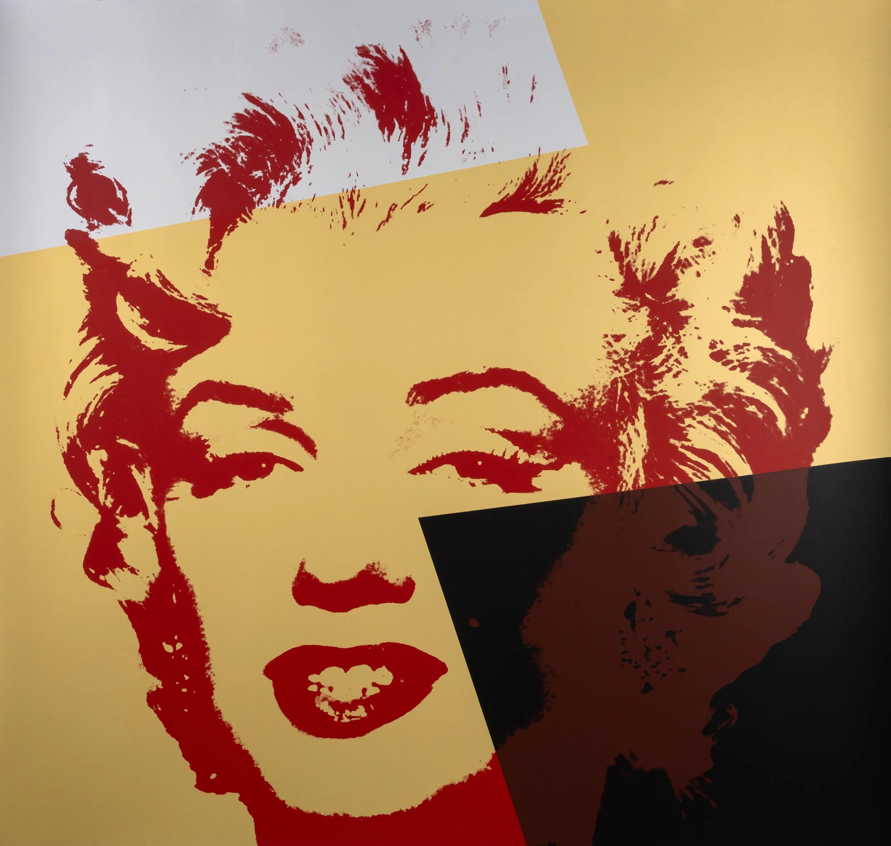 Andy Warhol, Golden Marilyn Monroe, Suite of Ten, Official Edition, Sunday B. Morning, Silkscreens