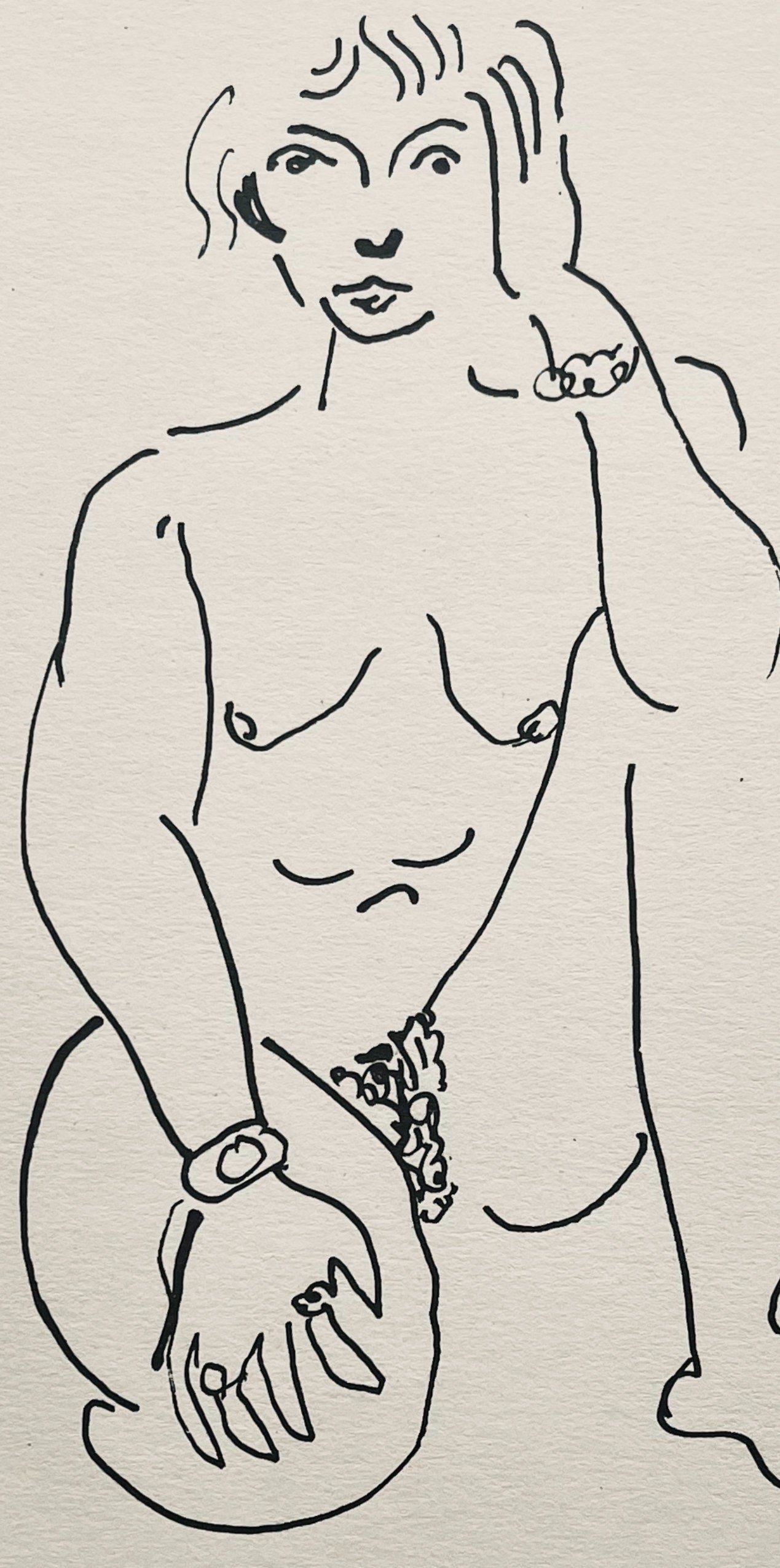 Henri Matisse, Composition (Dutel 3), Dessins de Henri-Matisse, Limited Edition Lithograph