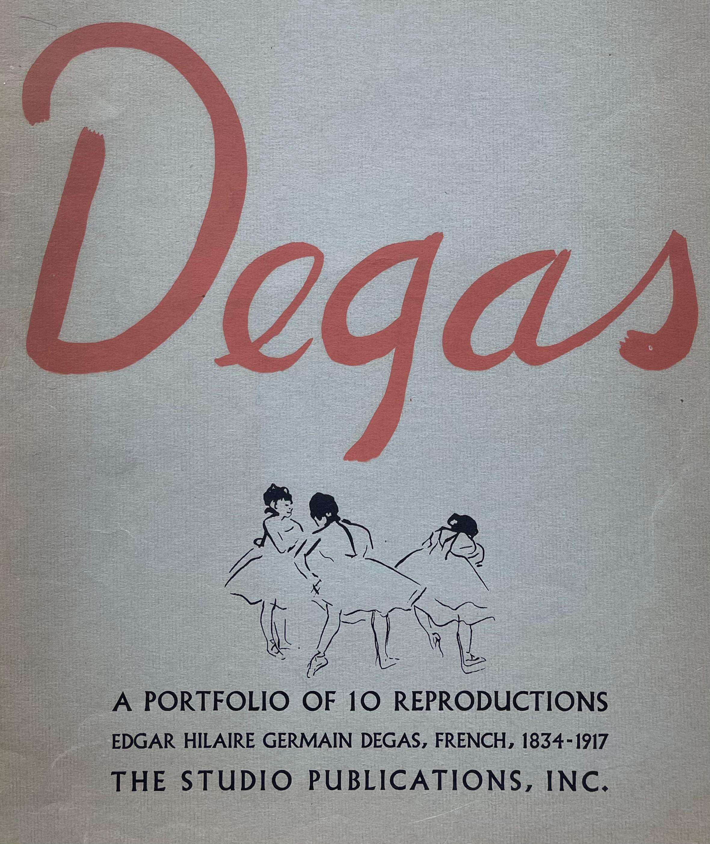 Edgar Degas, Three Dancers, Limited Edition Lithograph
