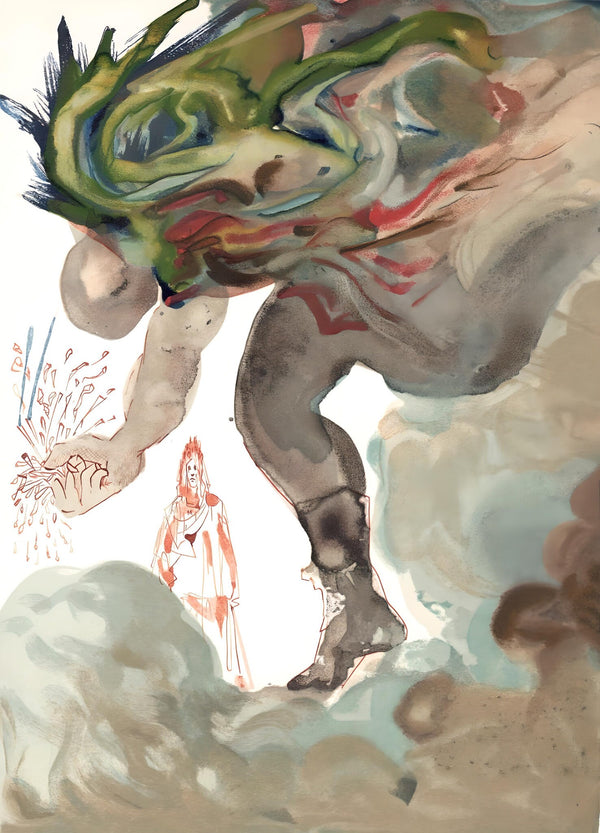 Salvador Dali, The Prophecy of Vanni Fucci (Michler/Löpsinger 1039-1138; Field 189-200), La Divine Comédie, Limited Edition Woodcut