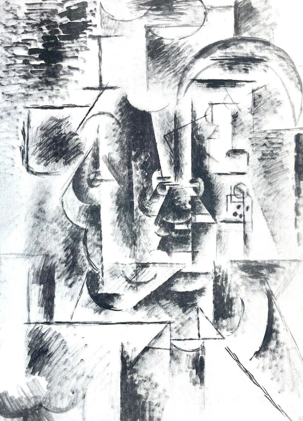 Pablo Picasso, Man with Pipe (Orozco 95), Picasso: Fifteen Drawings, Limited Edition Lithograph